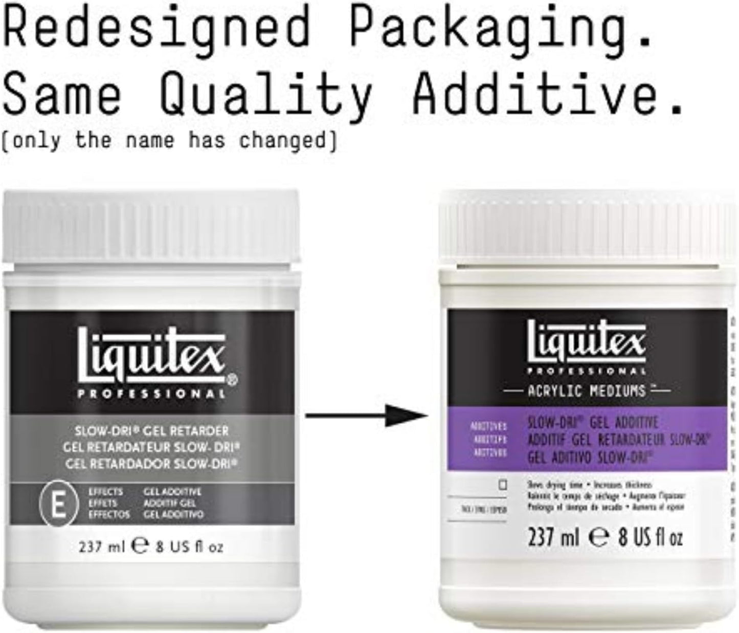 Liquitex Professional Effects Medium, 237ml (8-oz), Slow-Dri Gel Retarder