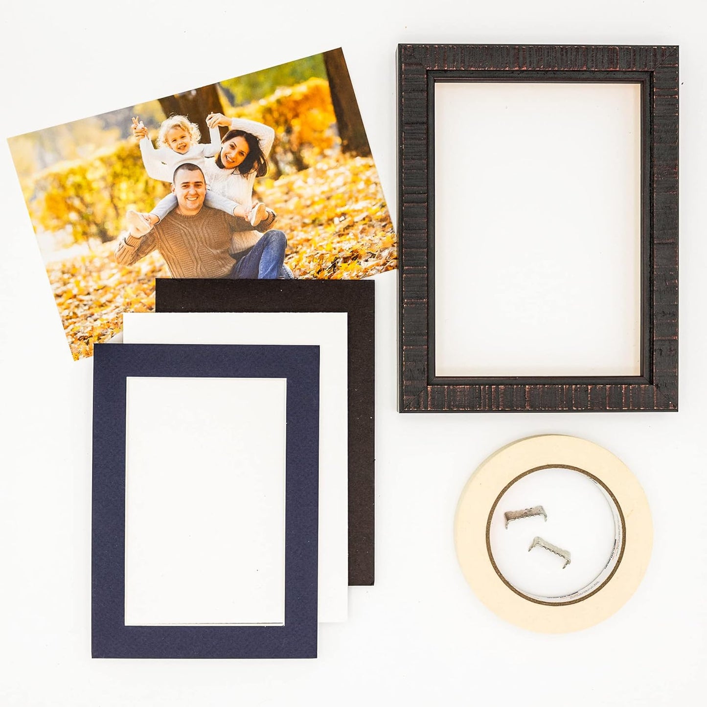 8x10 Mat for 6x8 Photo - Precut Navy Picture Matboard for Frames Measuring 8 x 10 Inches - Bevel Cut Matte to Display Art Measuring 6 x 8 Inches - Acid Free ONE MAT