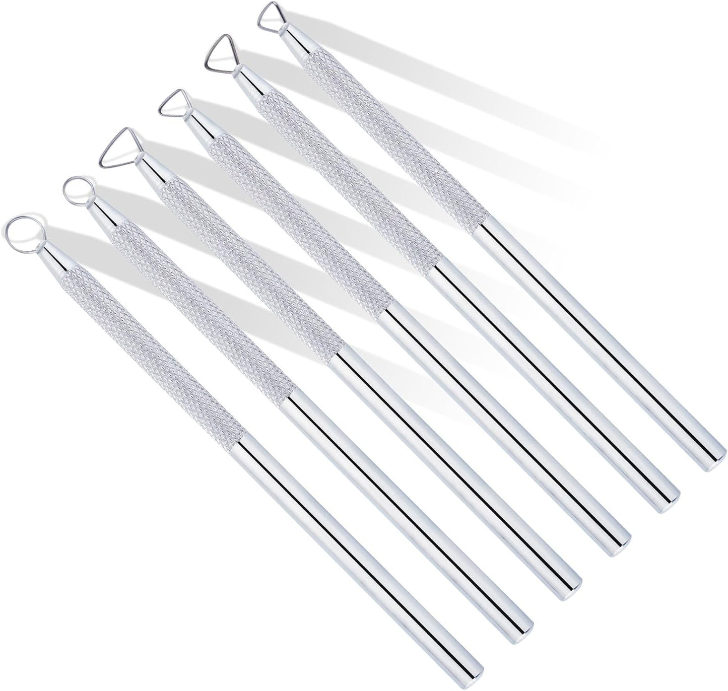 6Pcs Clay Tools Pottery Tools Clay Sculpting Tools Mini Ribbon Cutter Metal Tools Set Carving Art Polymer Clay Tools