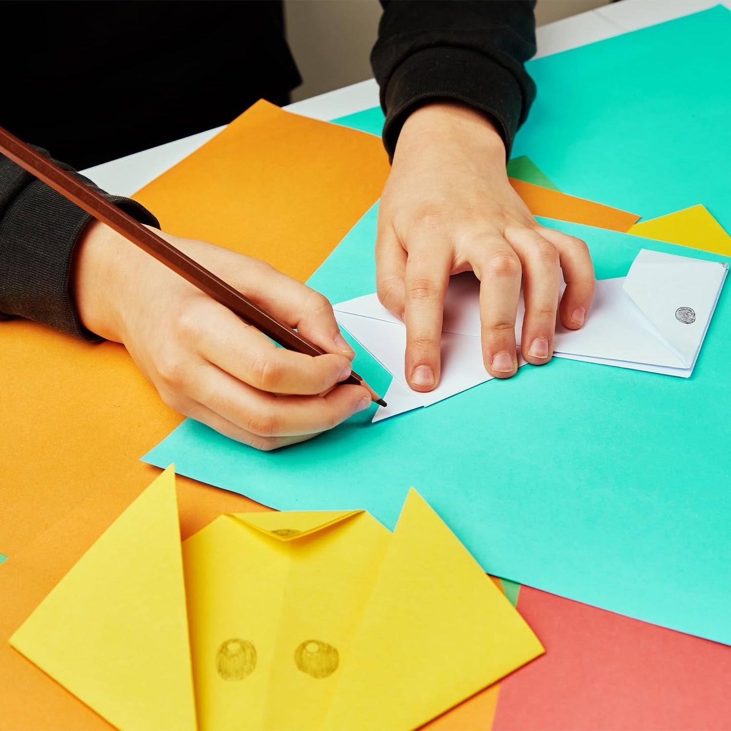 PA Paper Accents Stash Builder Cardstock 8.5" x 11" Aquarium, 65lb colored cardstock paper for card making, scrapbooking, printing, quilling and crafts, 25 piece pack