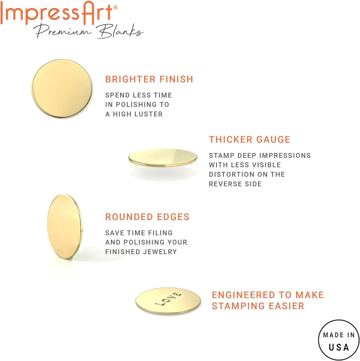 ImpressArt - Premium Metal Stamping Rectangle Blanks for Metal Stamping and Jewelry Making (24 Pack) (7/16" x 3/4" Rectangle w/ 2 Holes, Aluminum)