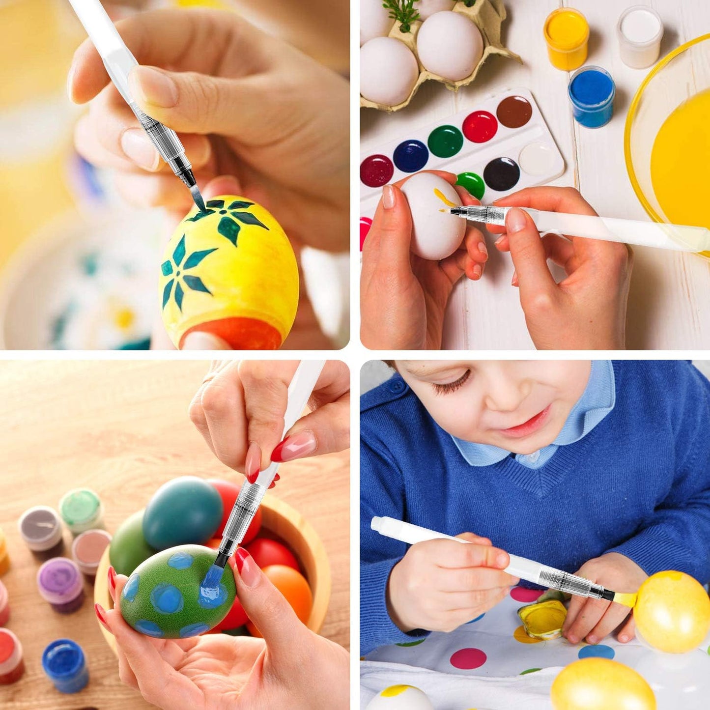 UPINS 18 Piece Water Color Brush Pen Set, Watercolor Paint Pens for Painting Markers