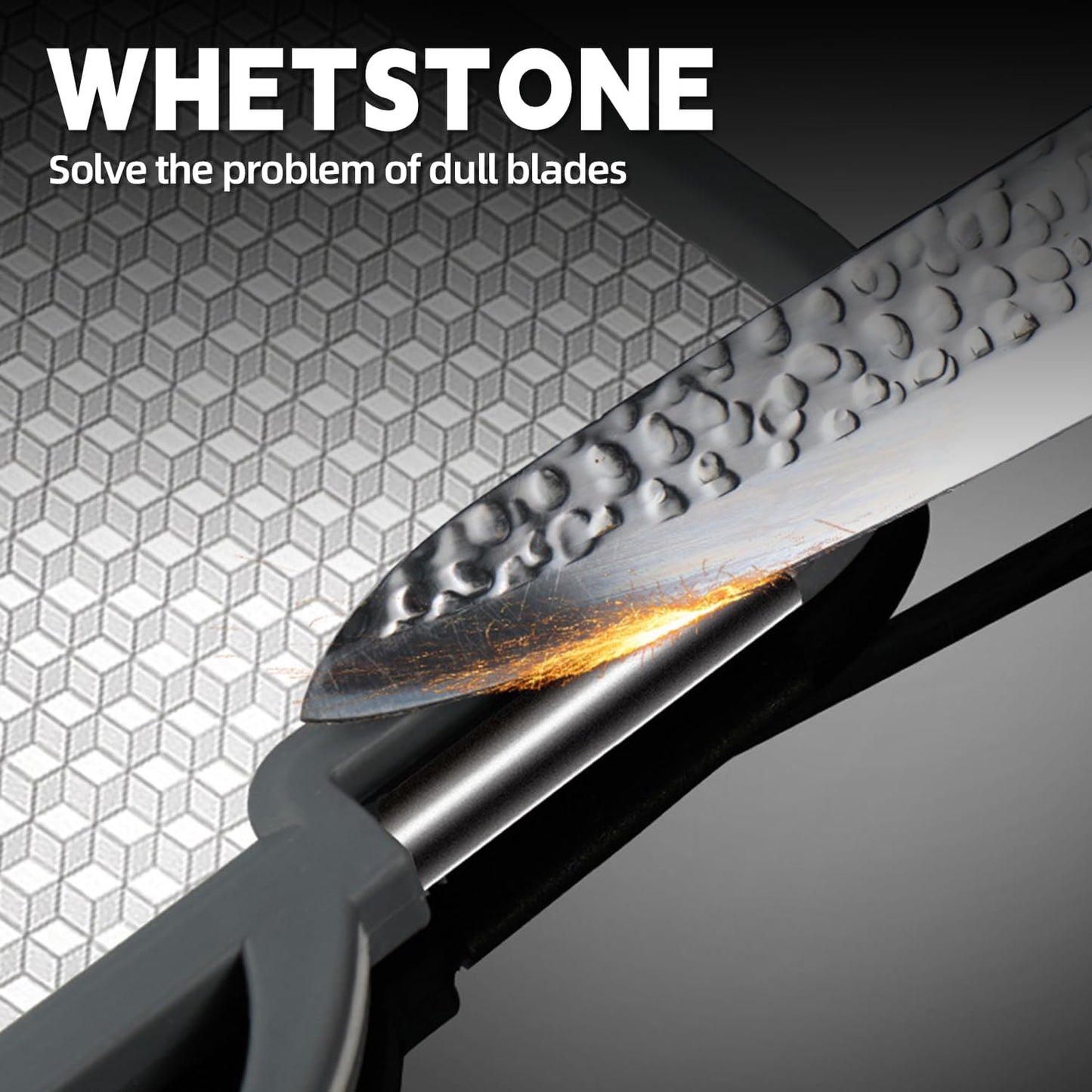 Cutting Board Double Sided,2 Pcs Vegetable Board With Sharpening Stone,Large Size+Small Size,Food Grade Stainless steel and Wheat straw PP Material,Eco-Friendly (11.8x15.6)