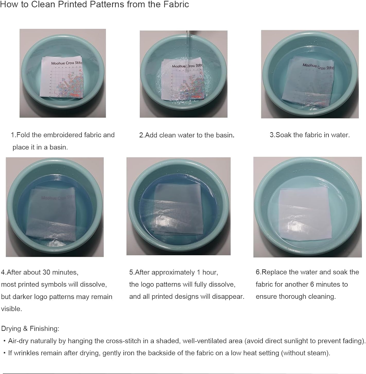 Moohue 14ct Counted Stamped Cross Stitch Kits for Adults Printed Flowers Cross Stitch Patterns Art Crafts Cross Stitch Supplies (Flowers 15)