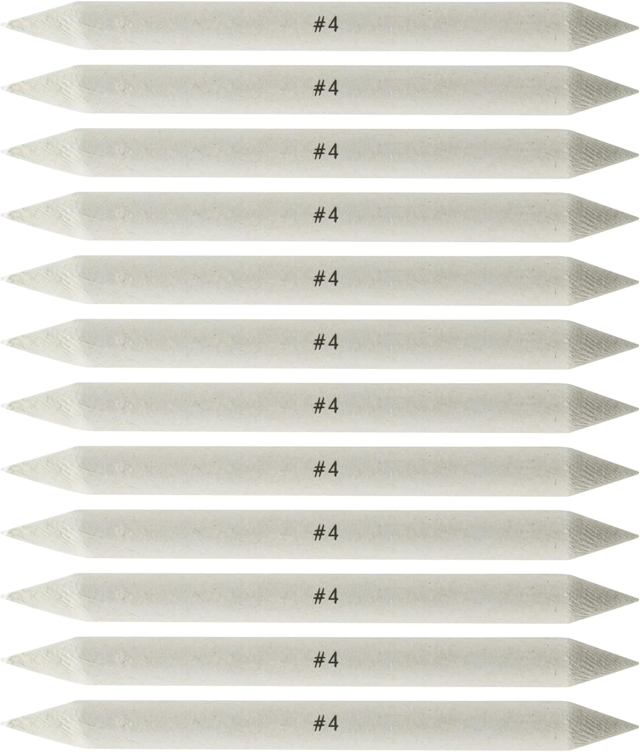 Creative Mark Blending Stumps - Solid Double-Ended Blending Stumps for Blending Charcoal, Pencils, Pastels, and More! - [Size # 4-12 Count]