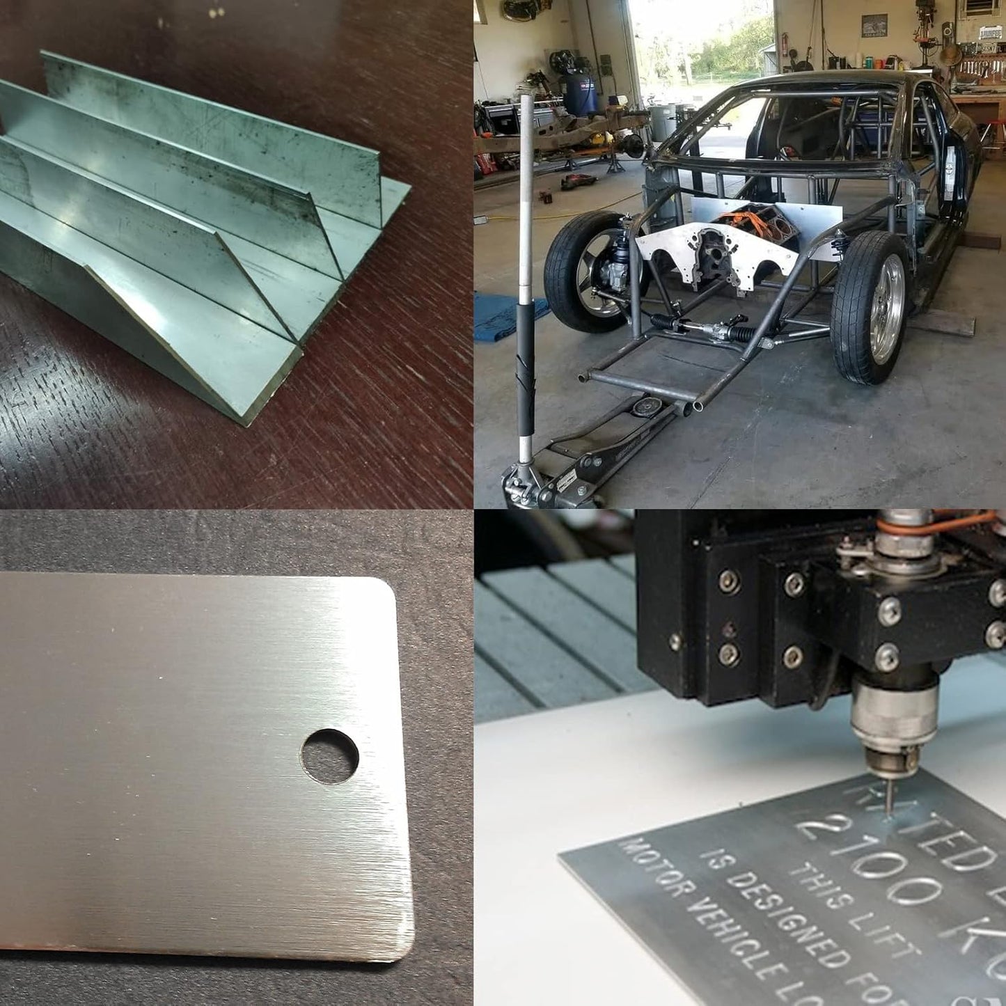 2Pack 6061 T651 Aluminum Sheet Metal 6 x 16 x 1/8 (0.125”) Inch Flat Plain Aluminum Plate Covered with Protective Film, Heat Treatable Rectangle 3MM Aluminum Metal Plate for Industrial, Crafting