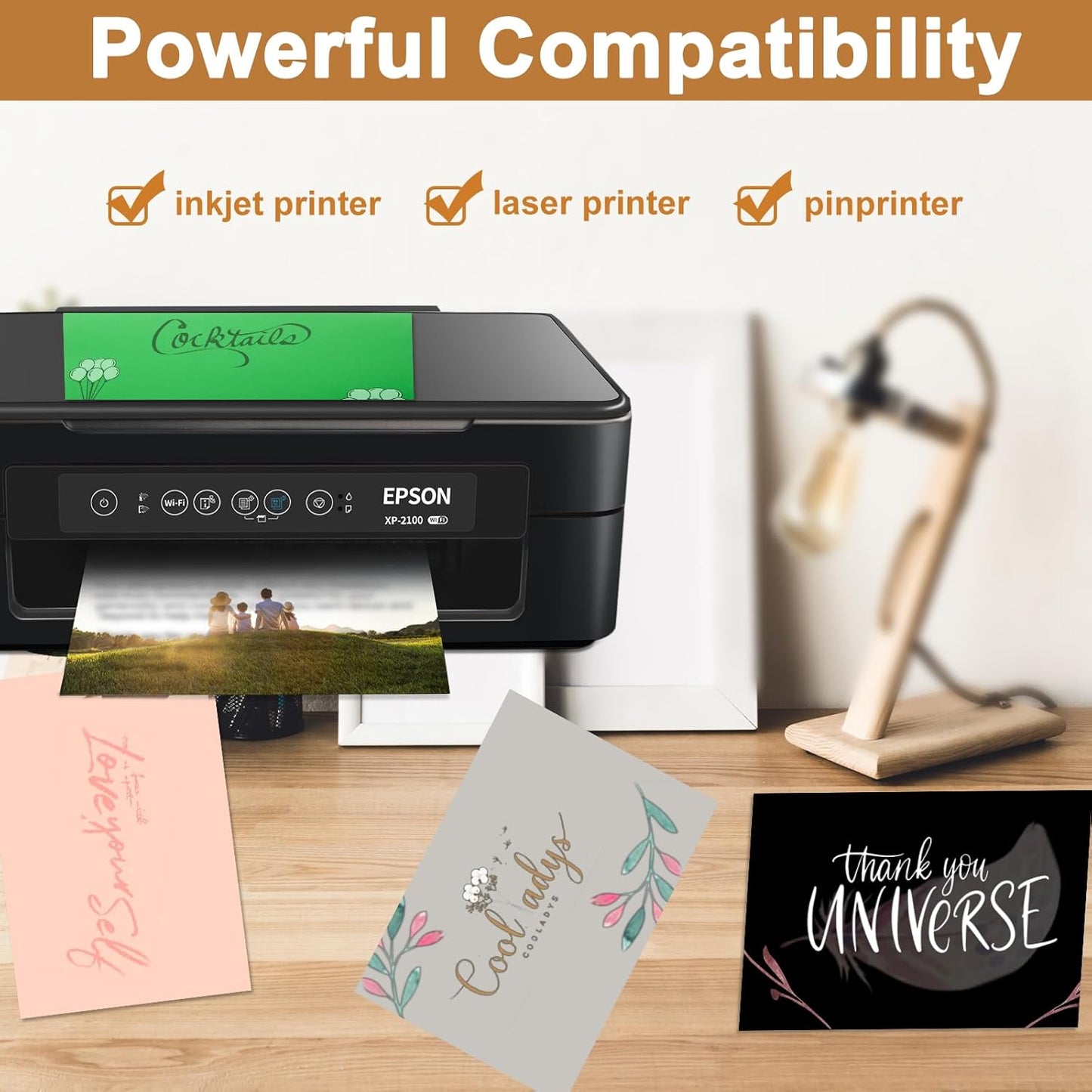 40 Sheets Pink Shimmer Cardstock 8.5 x 11 Crafts Paper, 75lb Heavyweight Card Stock Craft Paper for DIY Cards Making, Greeting Cards, Wedding Invitations, Menus