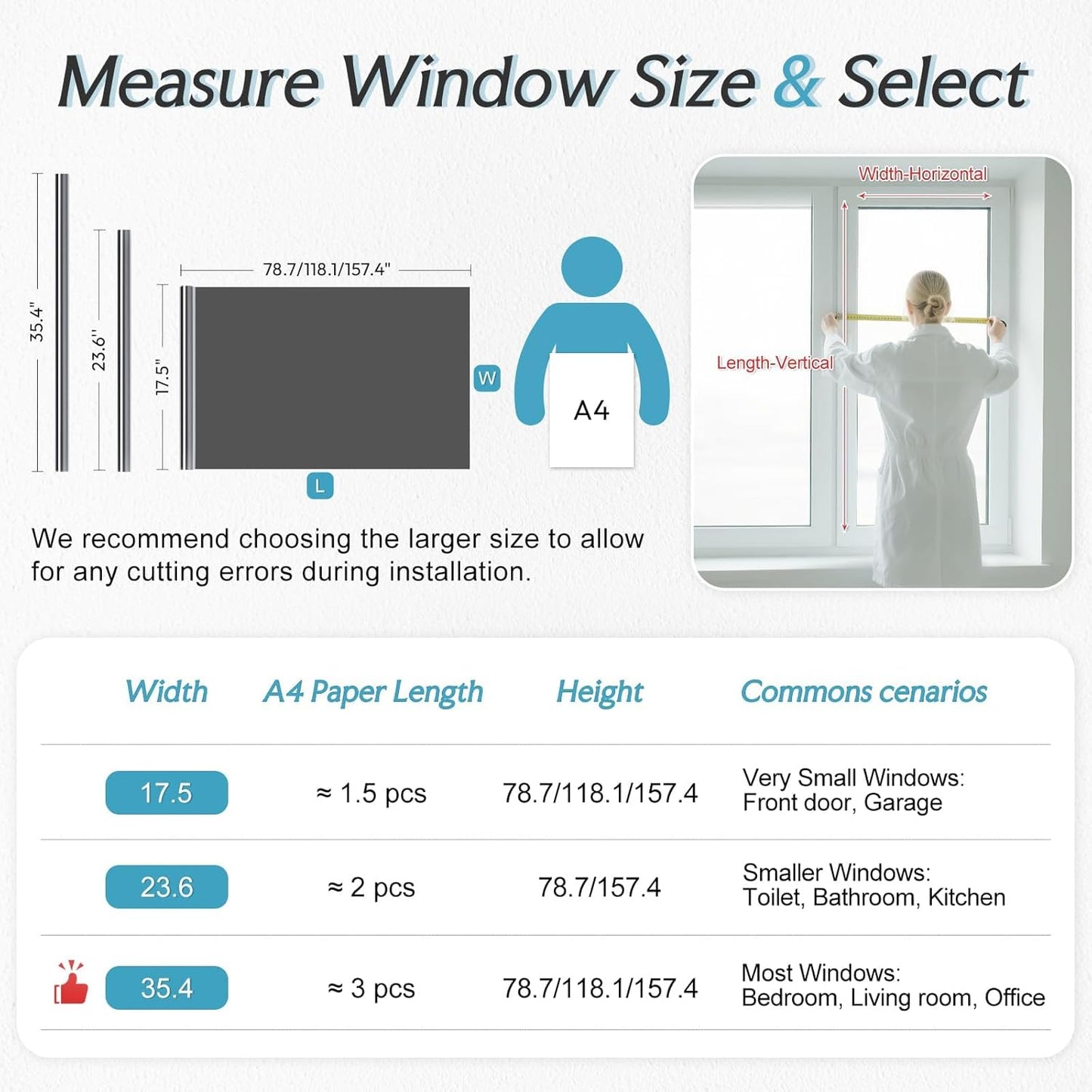DOWELL One Way Window Privacy Film with 3 Tools Window Tint for Home Sun Blocking Heat Control Anti UV Reflective Mirror Covering See Out Not in for House and Office Black Silver 23.6" X 157.4"
