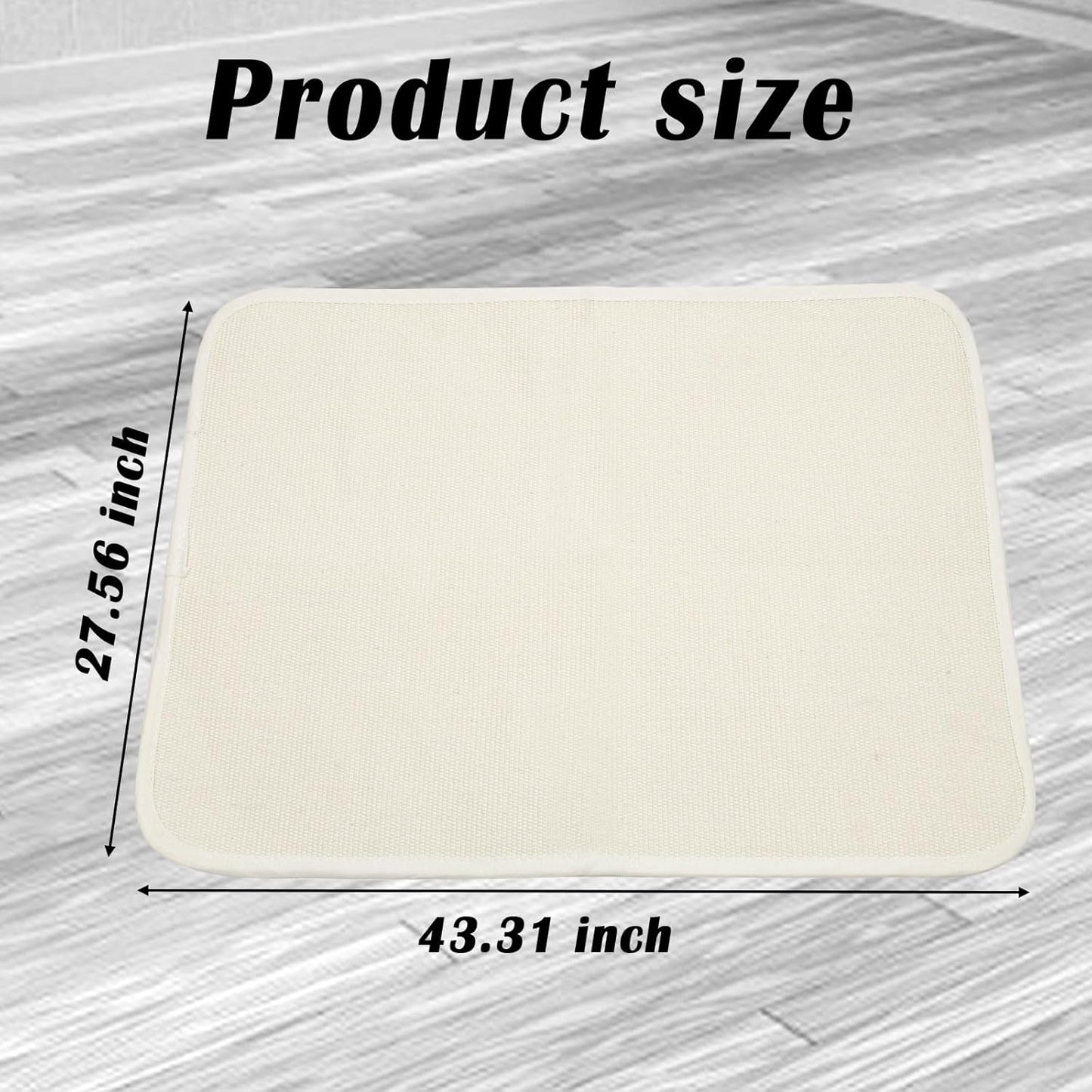 MEYOR Montessori Mat Children Playing Mat 27.6"x43.3" Montessori Work Rugs Cotton Hand Woven Rug（Large）