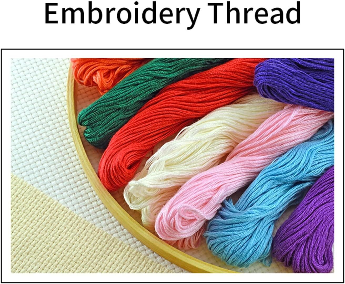 Joyhoor Cross Stitch Kits for Beginners Stamped Cross-Stitch Supplies Needlework preprint Embroidery Kits for Adults DIY Needlepoint Kits Embroidery Patterns 11CT-Autumn Waterfall Home 18x18 inchs