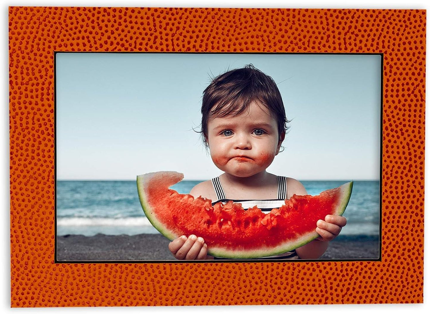 8x10 Mat Bevel Cut for 5x8 Photos - Acid Free Basketball Texture Precut Matboard - For Pictures, Photos, Framing - 4-ply Thickness