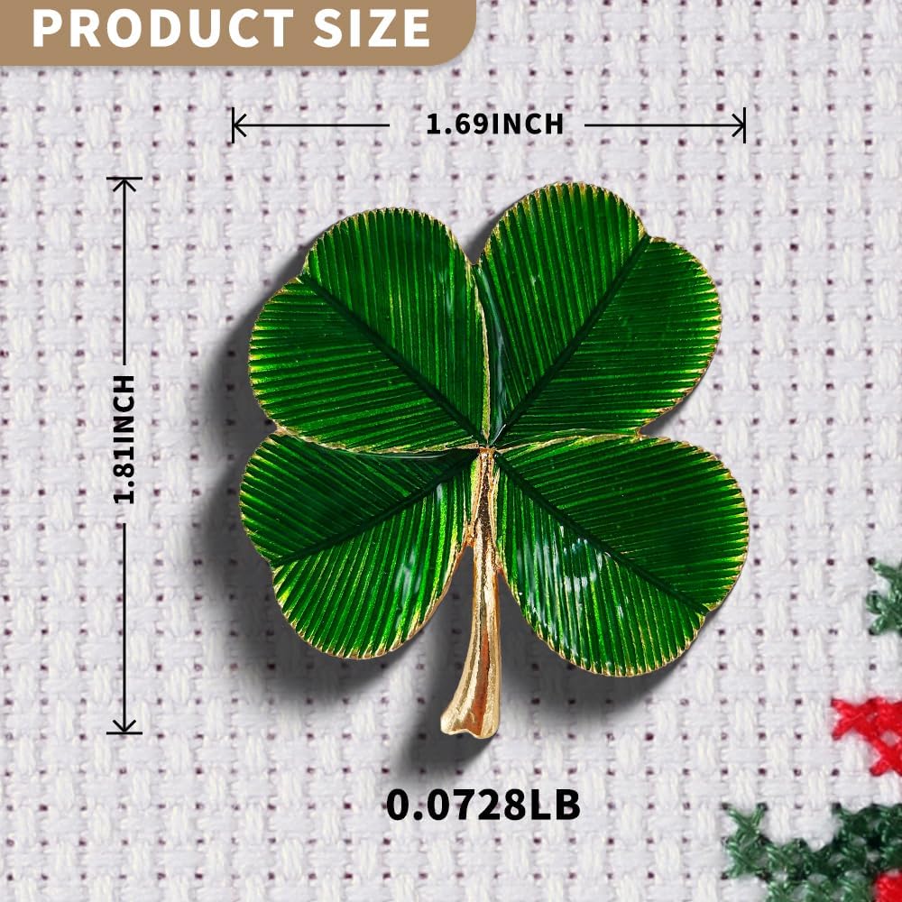 Needle Minder Magnet, Magnetic Needle Minder, Needle Minders Magnetic Cross Stitch Accessories, Magnetic Needle Holder, Life Tree, Butterfly, Cats, Owl, Heart (FourLeaf)