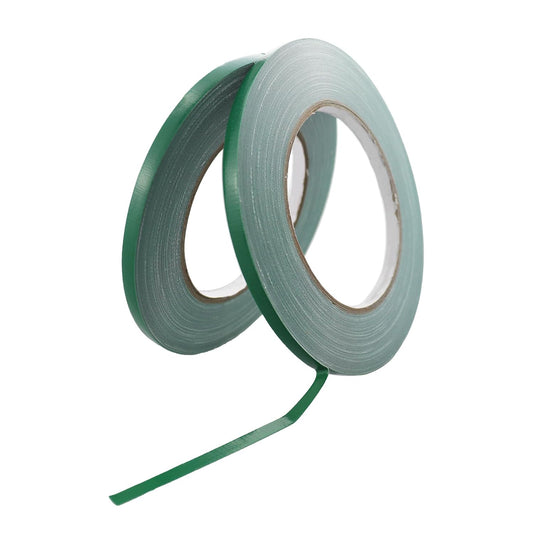 2 PCS Green Floral Tape, 0.25" Flower Stem Wrap Tapes, Waterproof Florist Tape - Multipurpose Adhesive Florist Tapes for Binding Fresh, Flower Bouquets and Floral Craft (98Ft/33Yd/Roll)