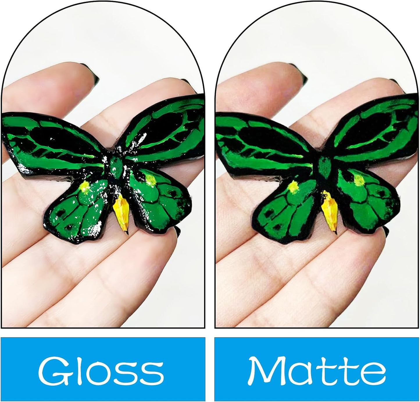 50ml Air Dry Clay Varnish，Air Dry Clay Sealant for Airdry Clay，Air Dry Clay Glaze Can Not Only Used to Prevent Clay Cracking, Scratches, and Wear,It Can Also Having a Matte Glaze Effect (Matte)