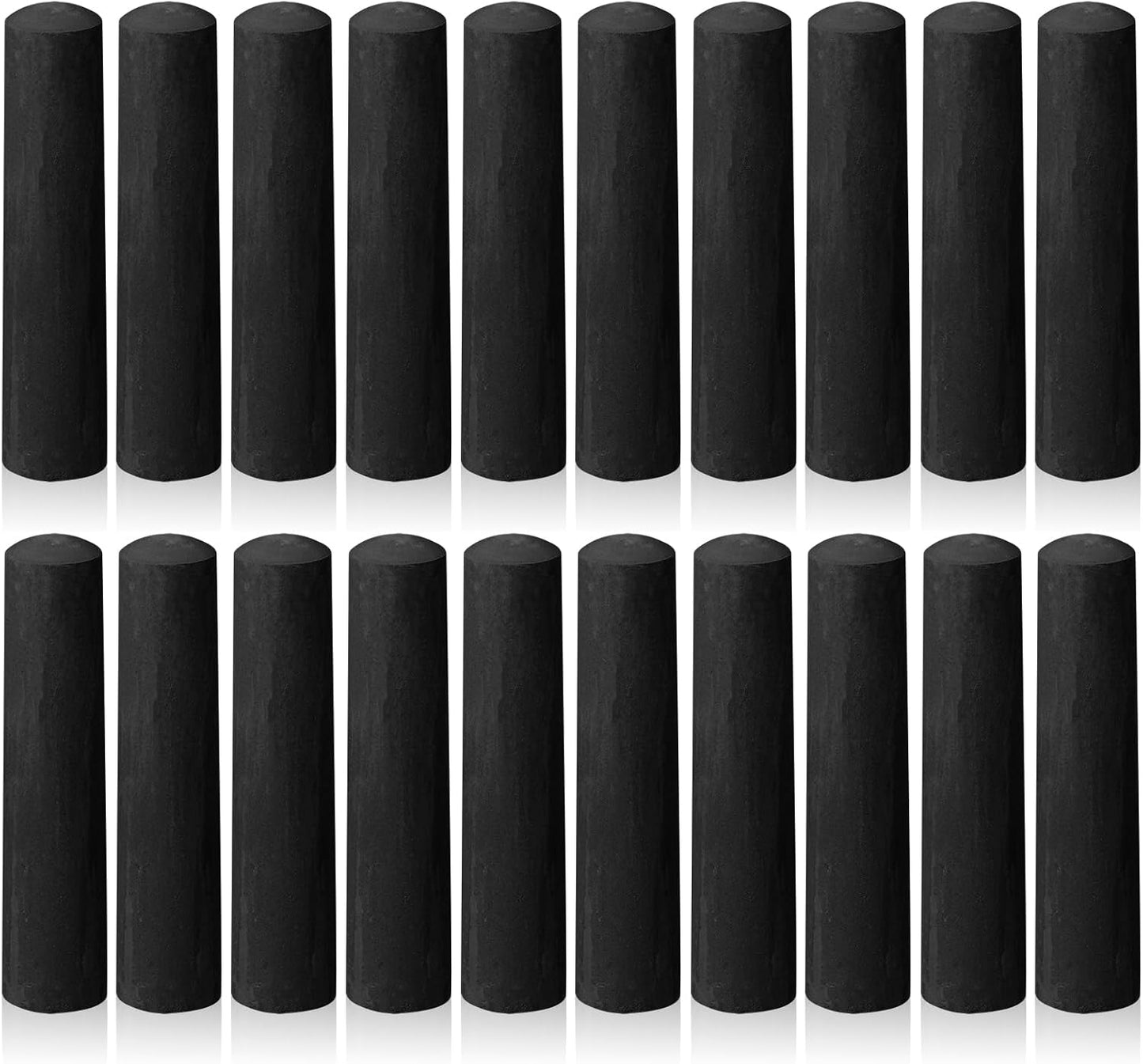 20 Pcs Sidewalk Chalks for Kids Non Toxic Jumbo Chalk for Party Gift Outdoor Art Classroom Play Painting (Black)