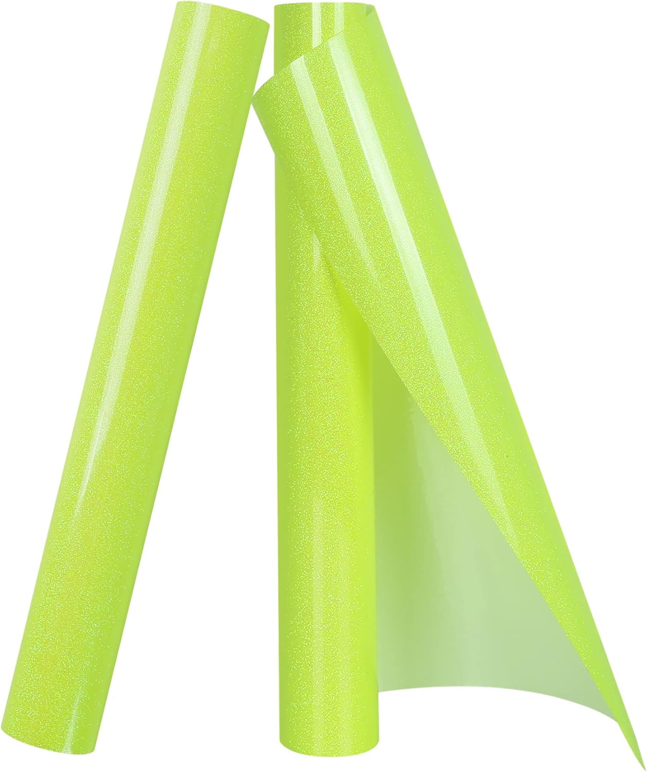 TORC Yellow Glitter HTV Heat Transfer Vinyl 2 Rolls Iron on Vinyl for T Shirts Crafts 12 inch x 5 ft