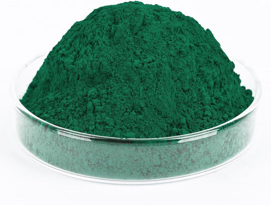 GOODTAKE Concrete Pigment, Green Iron Oxide Pigment Powder, Concrete Cement Dye Color for Pastel Tile Paint Cement Mortar Grout (Green, 2 Pounds)