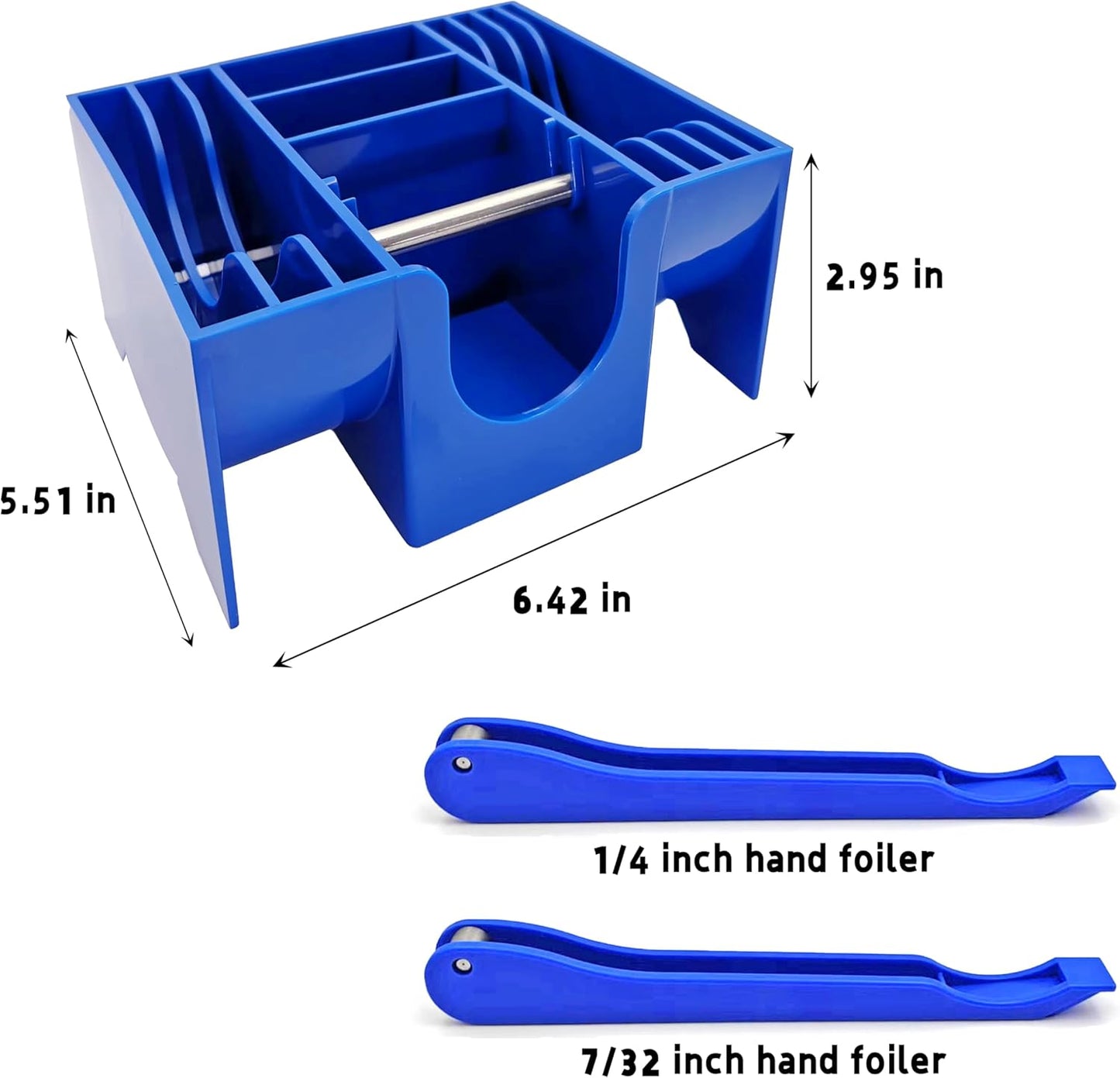 Copper Foil Hand Foiler and Foil Dispenser Kits (Dispenser Blue)