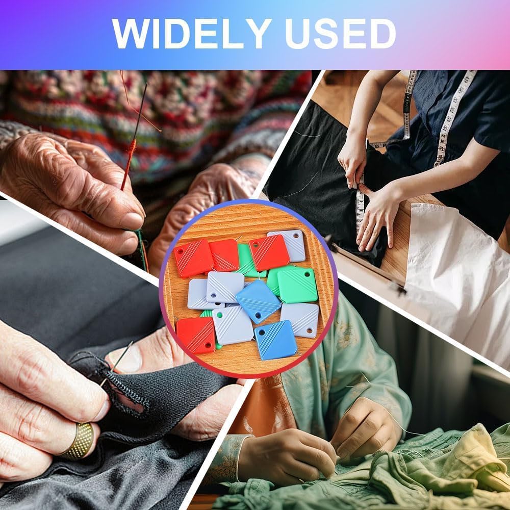 Automatic Needle Threaders for Hand Sewing, 2025 Upgrade Embroidery Floss, Sewing Machine Needle Threader, Sewing Supplies Tool, Fits All Needle Sizes (1, Color)