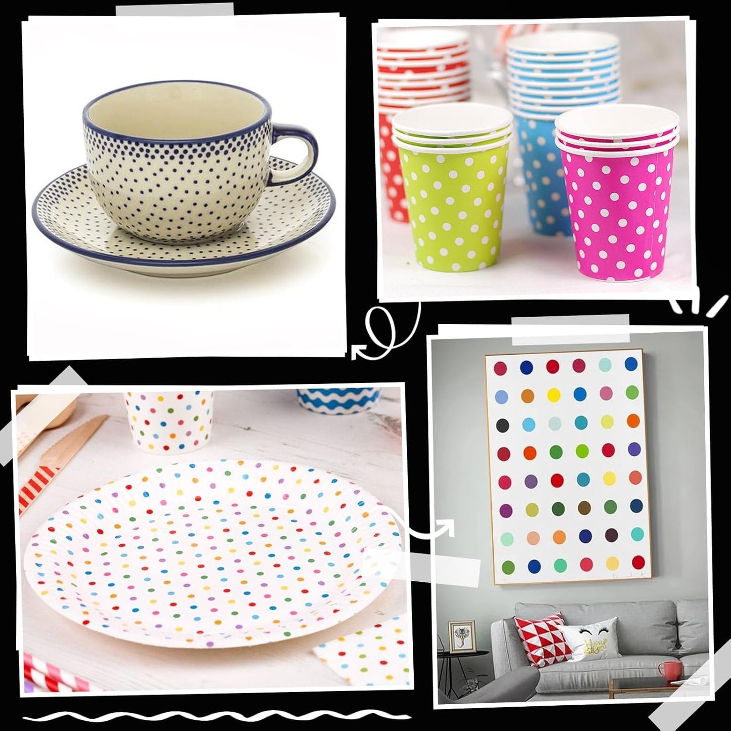 16 Pcs Circle Stencils for Drawing,Polka Dot Stencils Round Geometric Stencil for Painting Mixed Media Assorted Size Circle Stencil for Painting On DIY Card Wood Furniture Pillow Wall Scrapbook