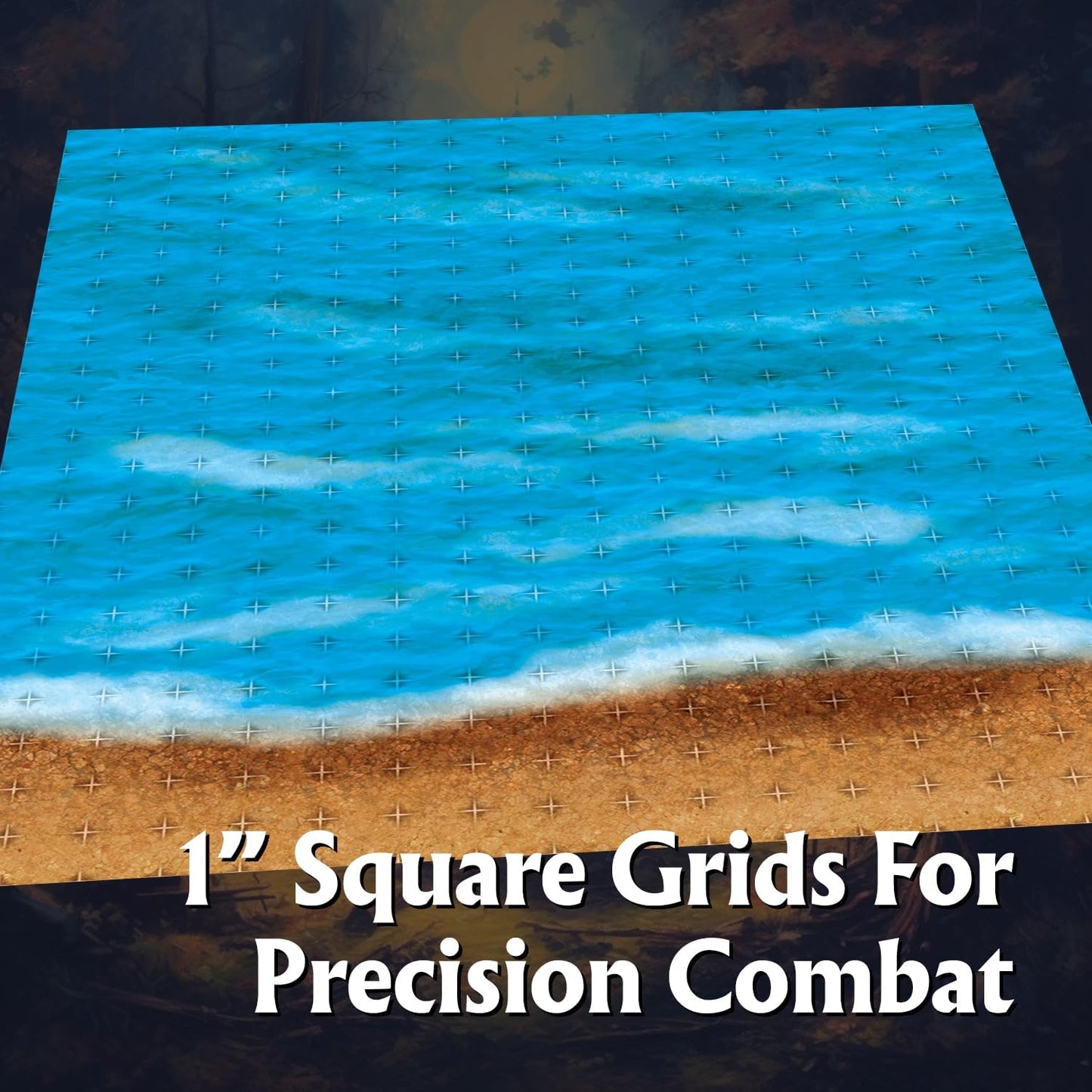 Arcknight The Wild Outdoors Roleplaying Battlemaps; 16 Modular RPG Maps in 8 Double-Sided Pages, 1" Square Grid, Modular & Versatile Design for Tabletop Gaming - for Dungeons & Dragons, Pathfinder