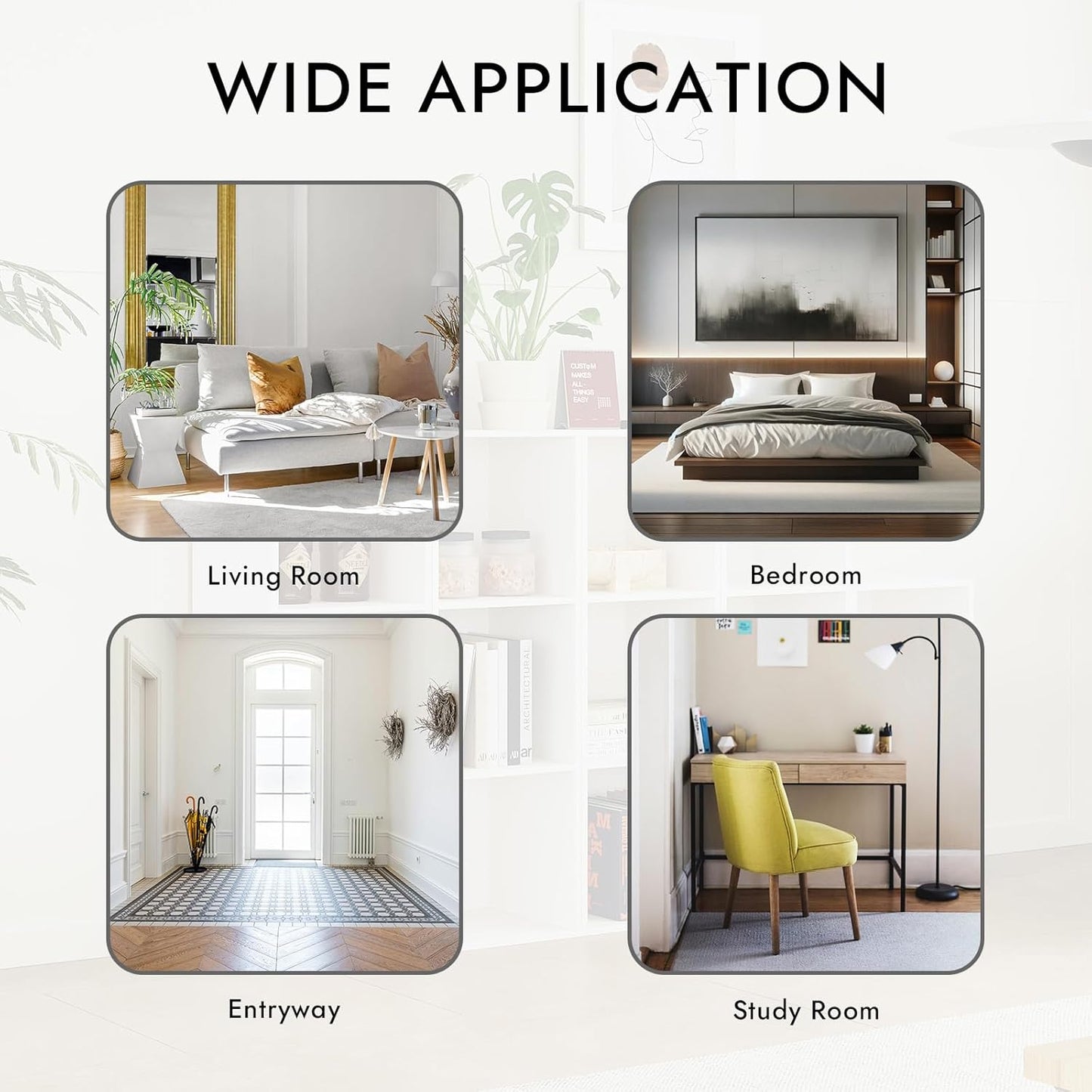 Wooden 8-Cube Storage Organizer with Closed Back Panel, 11in Cube Shelf Opening, Bookshelf, Display Shelf,Closet Cabinet for Home and Office,Natural Oak