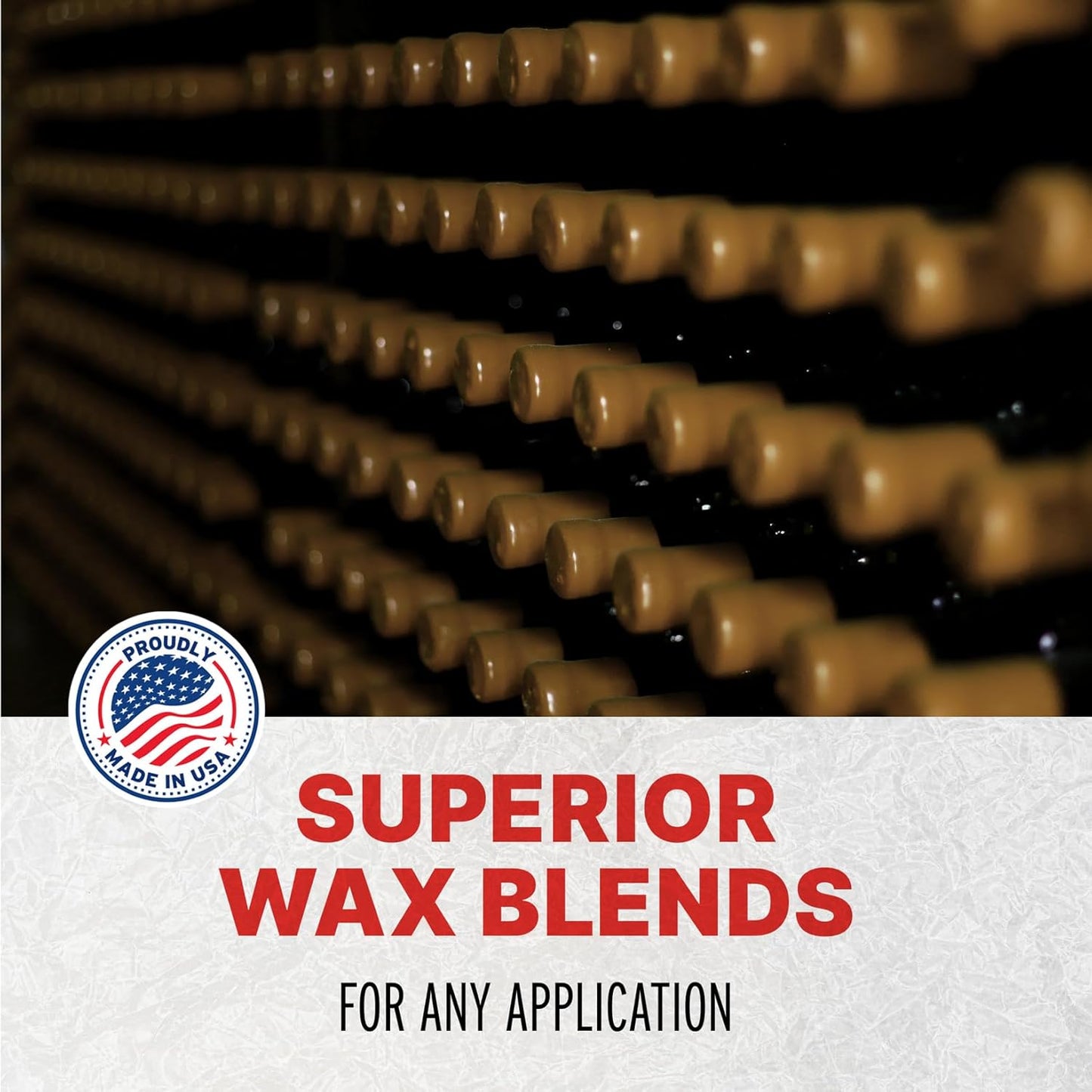 Blended Waxes, Inc. Bottle Sealing Wax, Pastille Wax Seal Beads For Wine, Beer, and Liquor Bottle Sealing, Seals Between 25-30 Bottles, 1 lb, Copper