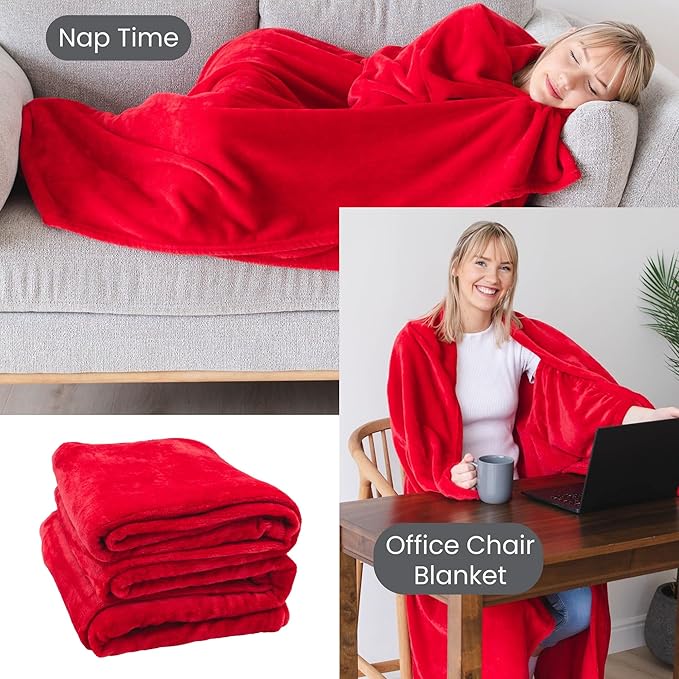 Wearable Blankets for Women, Adult Wearable Blanket Men, Valentine's Day Gifts for Her, Wife Birthday Gift Ideas