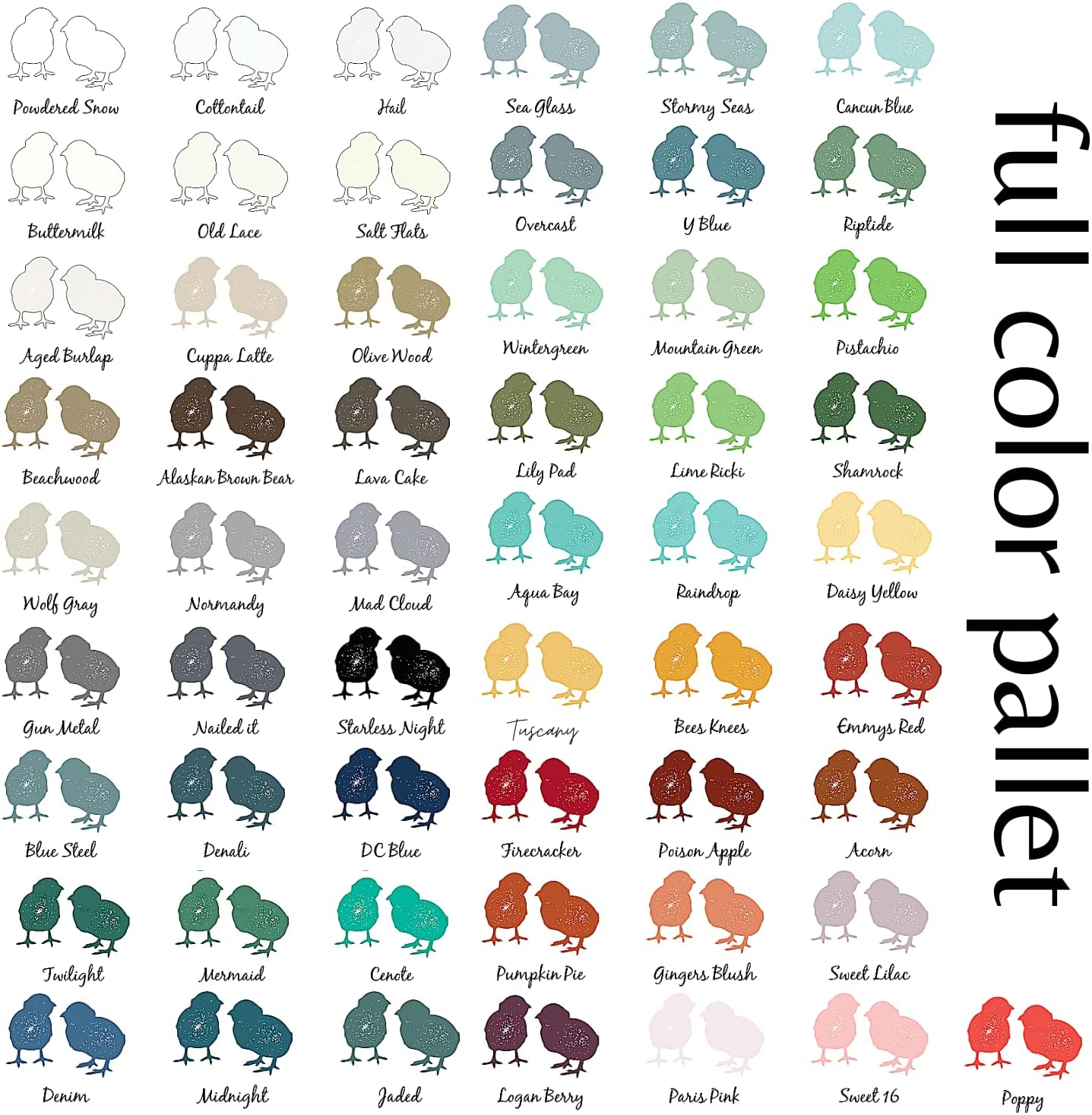 Chalky Chicks All-in-One Chalk Paint for Furniture or Cabinet - 16 Fl Oz - Matte Finish Wolf Gray (Gray/Beige) for Metal, Wood Furniture Paint - No Sanding All-in-One for Home Decor & Crafts, USA Made