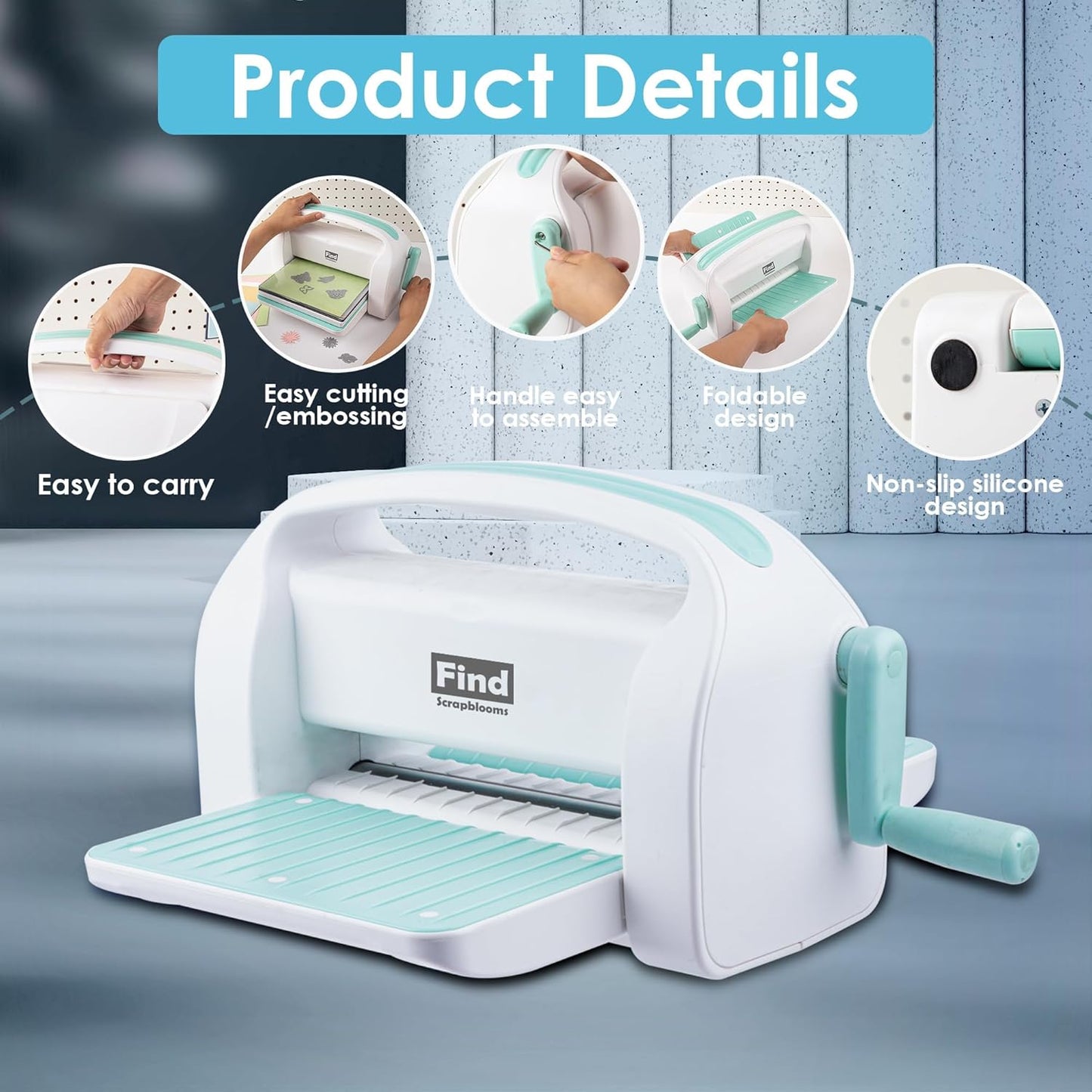 9 inch Die Cutting Machine, A4 Embossing Machine for Card Making