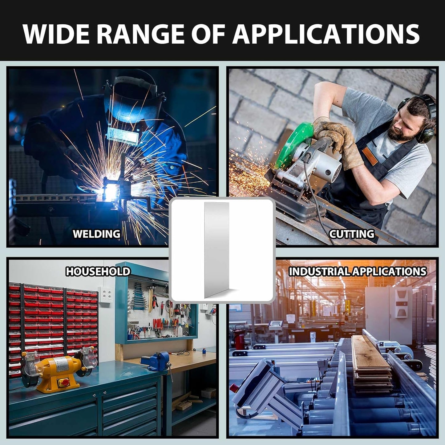 1 pcs 16 Gauge 12 x 48 inch Metal Steel Sheet Steel Plate Mild Carbon Cold Rolled Square Weldable Metal Panels for Outside Industrial DIY Use Projects Weld Accessories