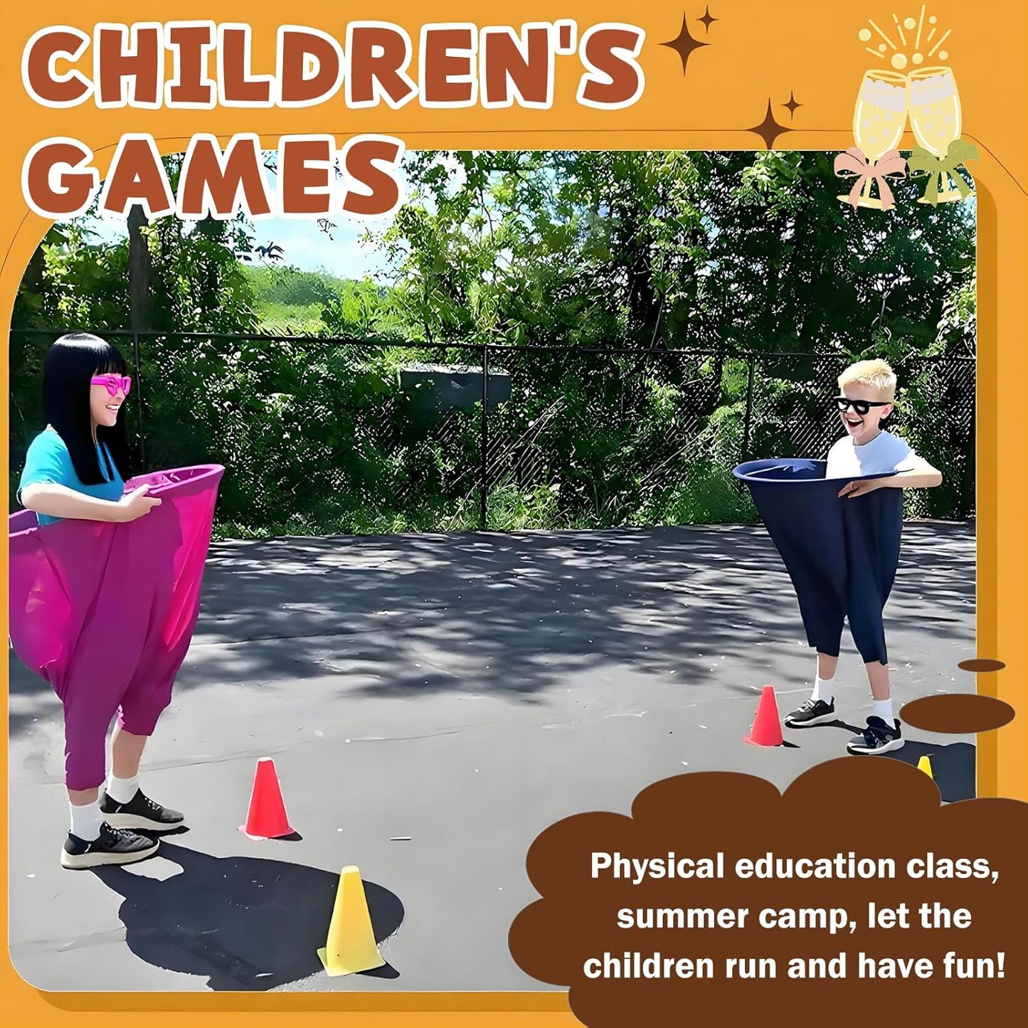 Granny Pants Yard Game – Hilarious Giant Stretchy Pant with Inflatable Ball Relay Set for Families, Adults, and Backyard Parties