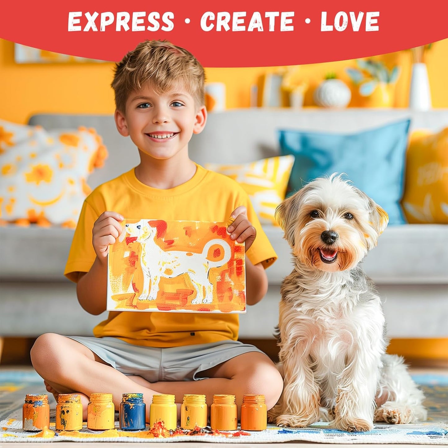 Simetufy 4 Pack 8x10 Inch Canvas Boards Canvas Panels-Gesso Primed Acid-Free 100% Cotton Blank for Acrylics Oil Watercolor Tempera Paint