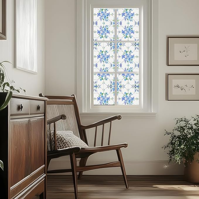 Frosted Glass Window Frosting Film Window Privacy Film One Way Privacy Windows Clings Static Cling Home Room Bathroom Spring Decor Car Decorations Tint Door Cover Renter Friendly Stickers