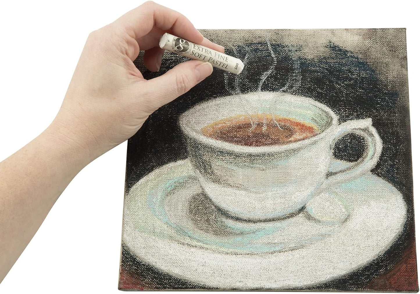 Senso Clear Primed Linen Panels - 5x5-3 Pack of Panels for Painting Oils, Acrylics, Pastels and More