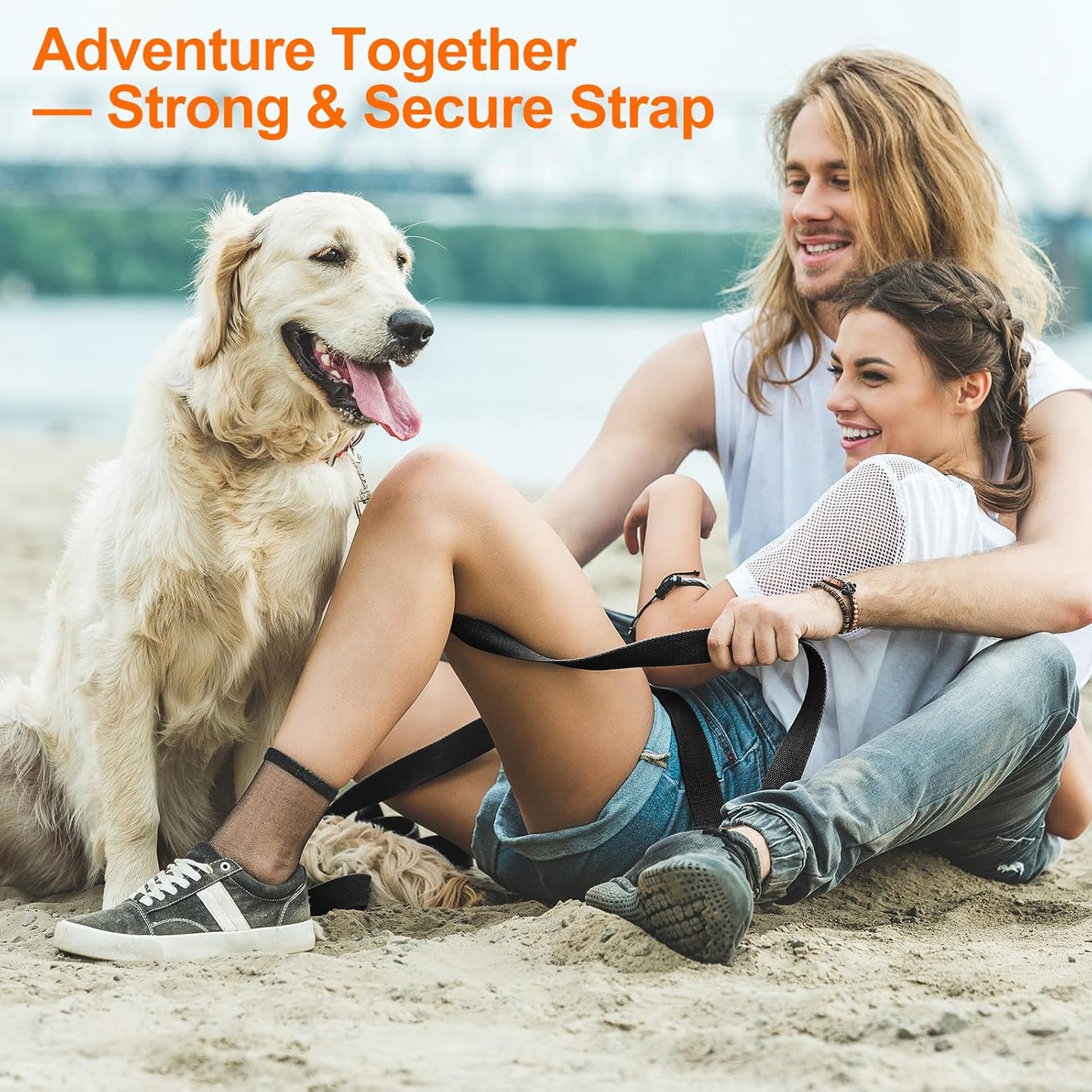 Heavy-Duty Buckles and Strap Set 1-1/4": 6 Yards of Thick Nylon Webbing, 6-Pack Adjustable Quick Side Release Plastic Buckles, 12 Tri-Glide Slide Clips, Black (1 1/4 Inch Combo Set)