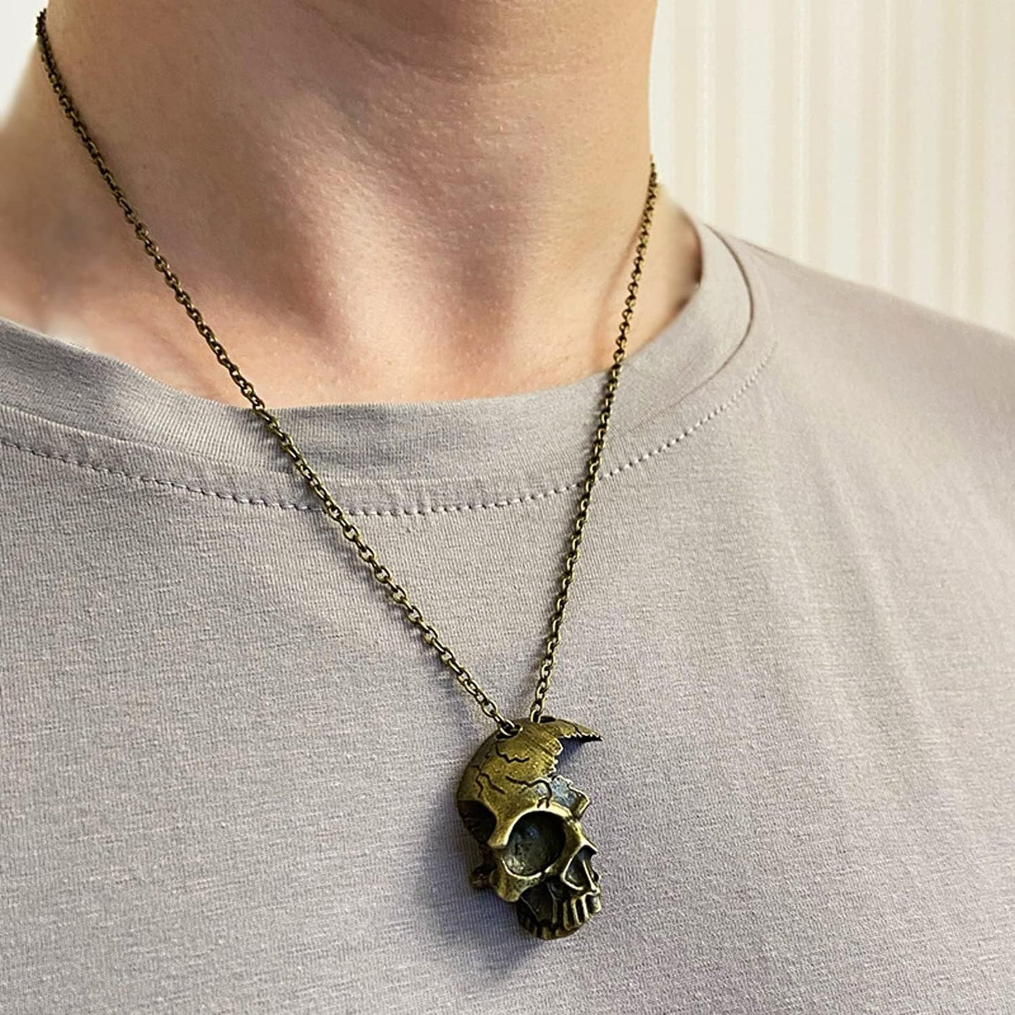 Jishi 33ft Link Cable Chain Roll 2mm, Bronze Chain for Jewelry Making Necklace Earring Bracelet DIY Craft Jewelry Making Findings Supplies, Bronze Plated Iron Metal Rolo Necklace Chain Spool Set