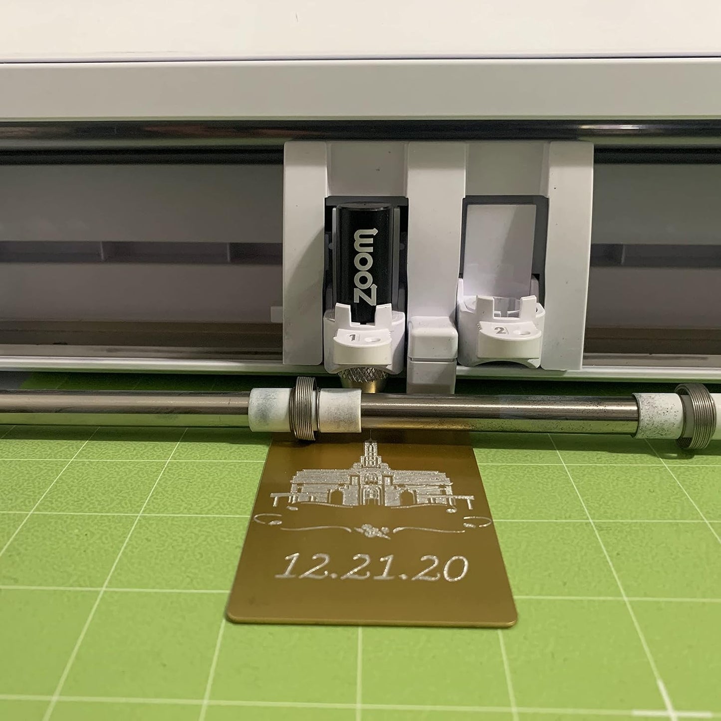 Metal Engraving Blanks for Etching w/Silhouette Cameo 4 Pro Plus, Brother Scan and Cut, Maker, Explore Air 2 or Laser Engraving Blanks - Anodized Aluminum Sheet Metal & Plates for Crafting- 10 Pack