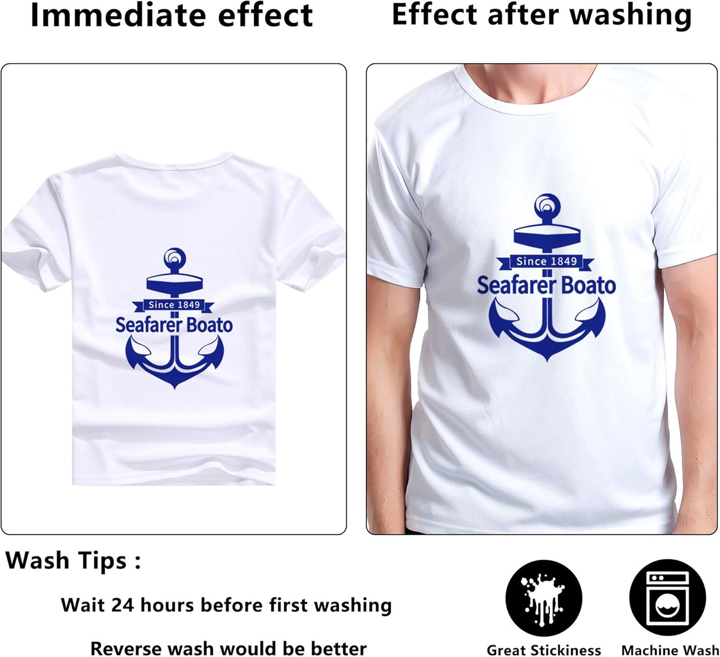 RENLITONG Royal Blue HTV Iron on Vinyl 12Inch by 10ft Roll Heat Transfer Vinyl for T-Shirt HTV Rolls for All Cutter Machine - Easy to Cut & Weed for Heat Transfer Design