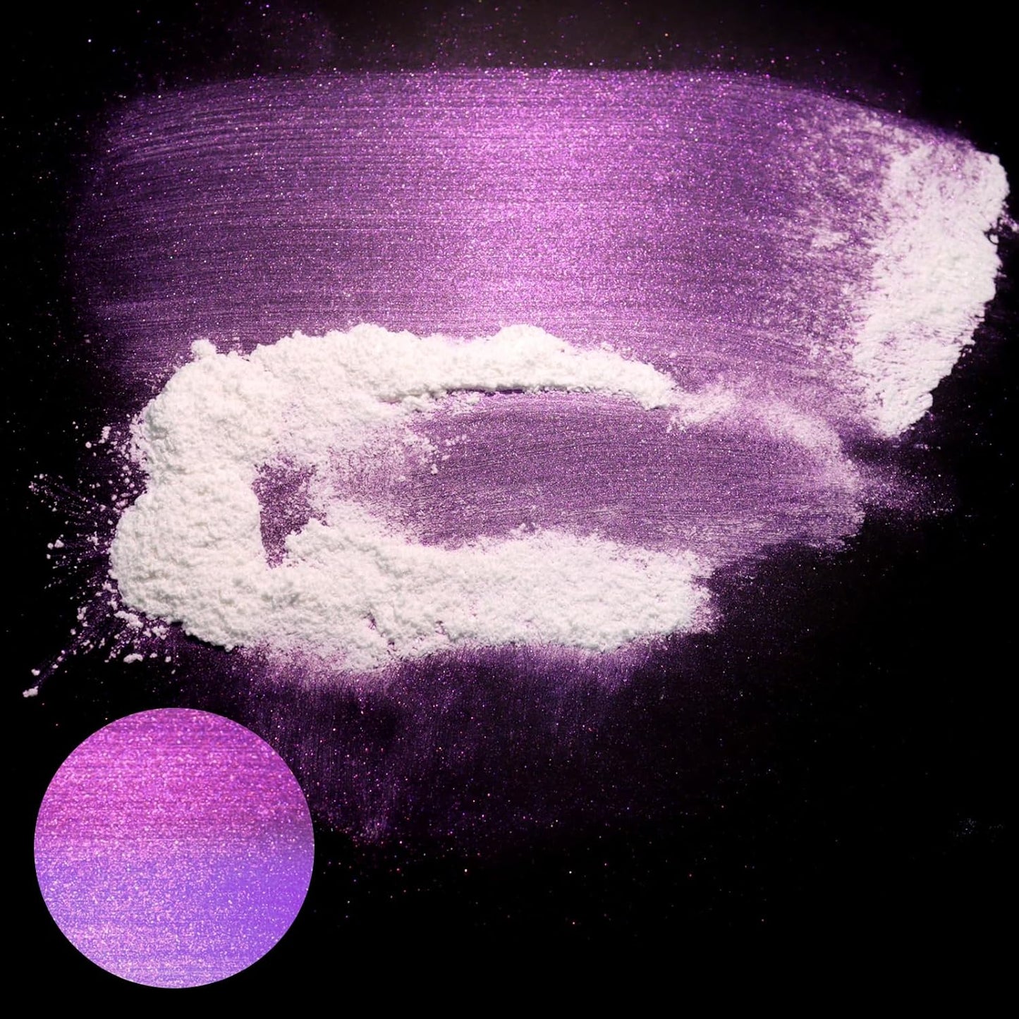Matio Interference Mica Powder, 1.06oz/ 30g Mermaid Dream Chrome Powder, Pearlescent Effect Color Shift Pigment for Epoxy Resin, Makeup Shimmer, Nail Polish, Soap Dye, Candle Making, Paint, Slime