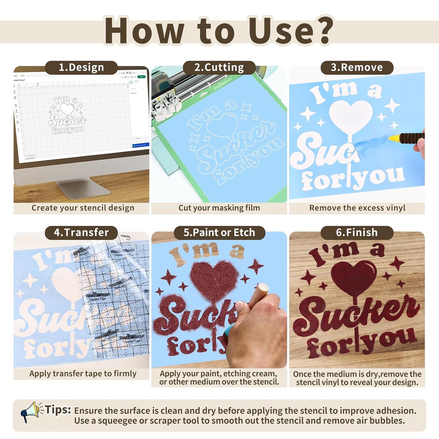 TECKWRAP Stencil Film Roll for Wood, Wall, Sticker - 12” x 5 FT/Roll Transparent Blue Adhesive Stencil Vinyl for Cutting Machines & Medium Tack Transfer Tape for Craft Decals,Signs, Windows, Stickers