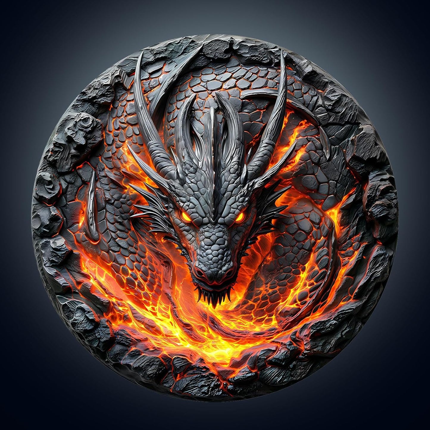 Wooden Puzzles for Adults, 3D Fire Dragon Puzzles, Wood Adult Puzzle, Birthday Gifts for Puzzle Lover (L-13.4 * 13.4 in 270pcs)