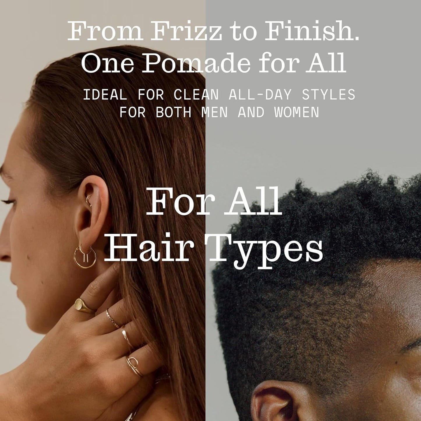 Firsthand Supply All-Purpose Hair Pomade - Clean & Non-toxic Hair Care Ingredients - Gives a Low Shine, Shape and Firm Hold To Your Hair - 3oz (88ml)