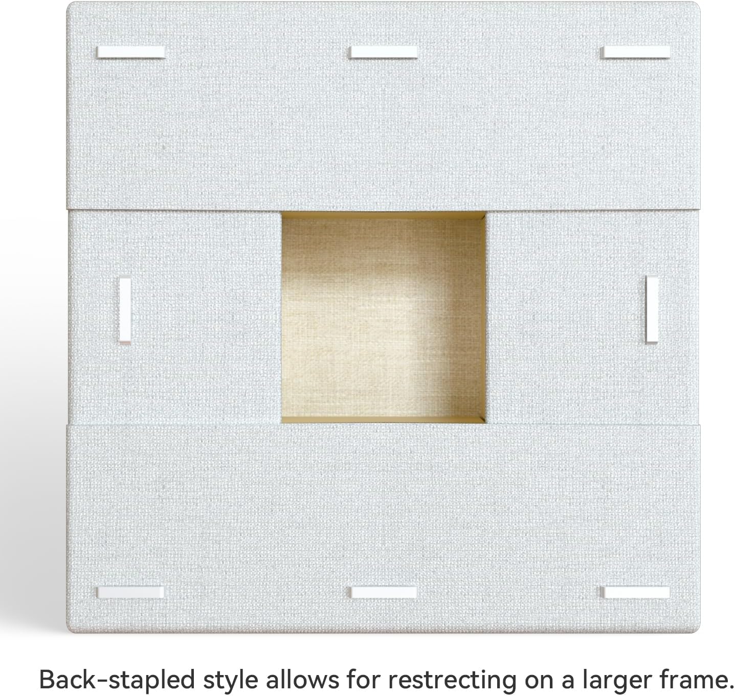 PHOENIX 4x4 Inch 8 Pack Artist Canvas - Small Square Stretched Canvases for Painting - 3/4 Inch Profile, 100% Cotton 11 Oz. Gesso Primed White Blank Professional Canvas Oil & Acrylic Paints