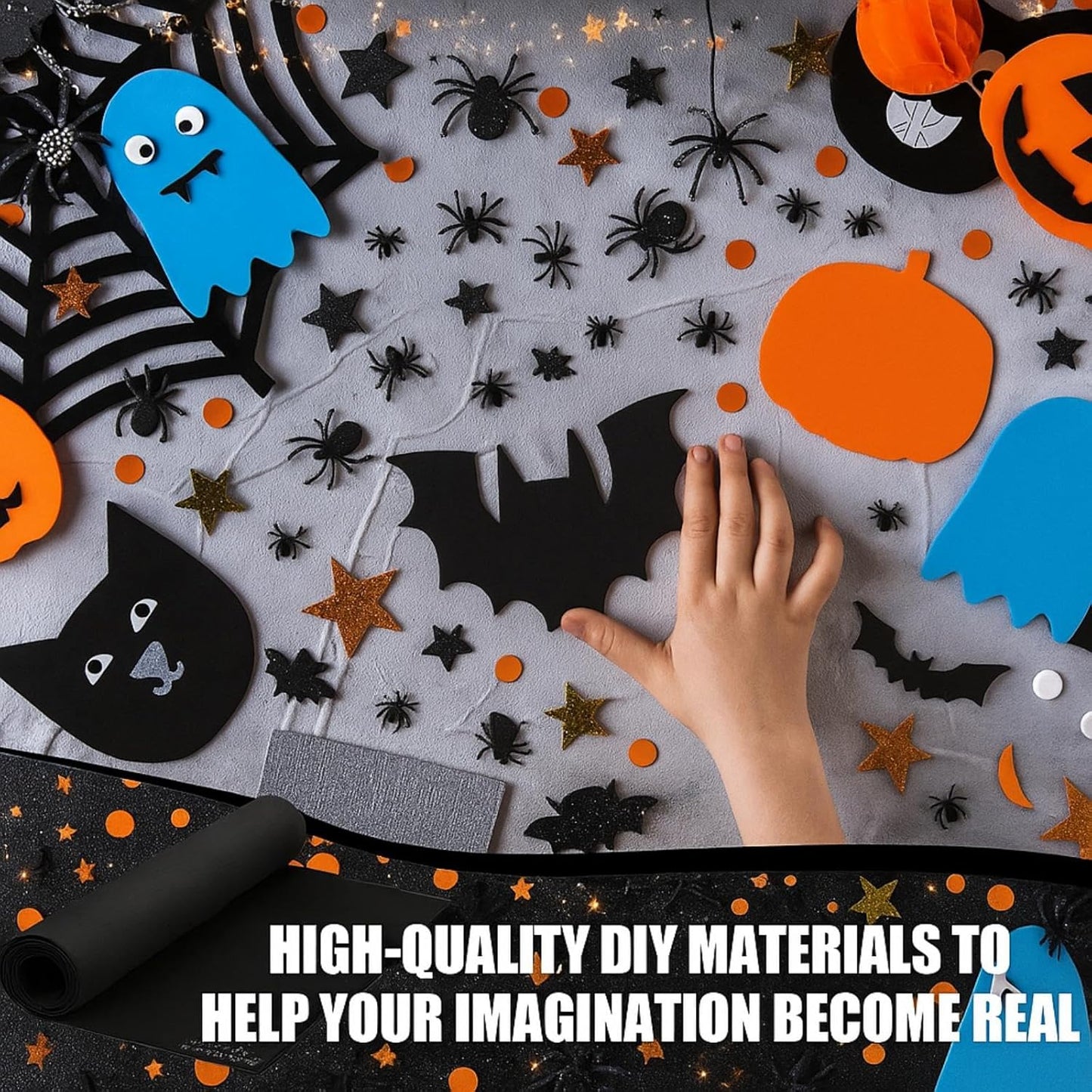 Frienda 35 x 118 Inch EVA Foam Sheet Black EVA Halloween Cosplay Costumes 2 mm Thick Large Foam Padding Roll for Halloween Cosplay Armor DIY Craft Projects