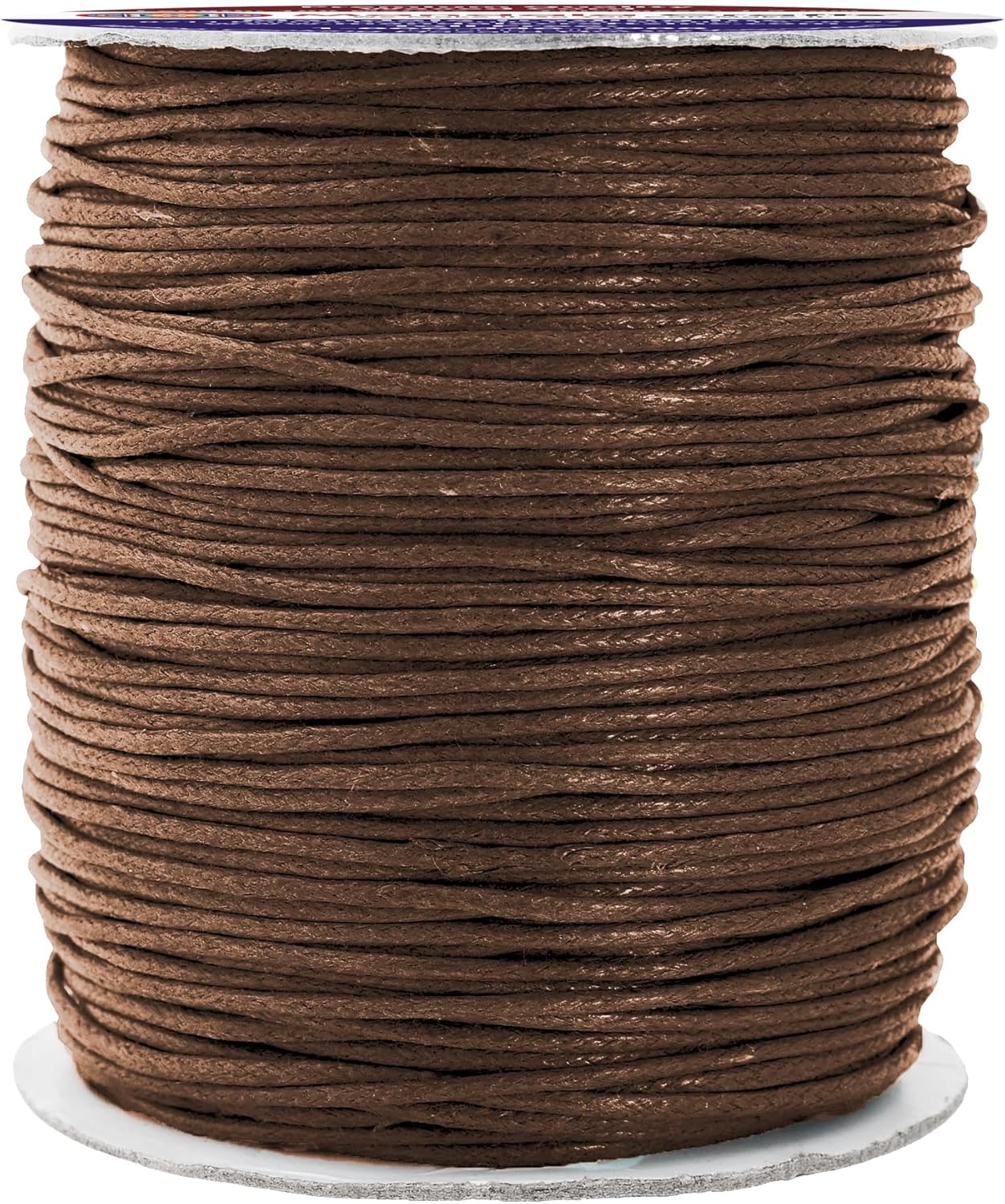 Mandala Crafts 1.5mm 109 Yards Dark Brown Cotton Waxed Cord for Jewelry Making Bracelet Cord Waxed String - Beading String Thread Jewelry Cords for Necklaces String