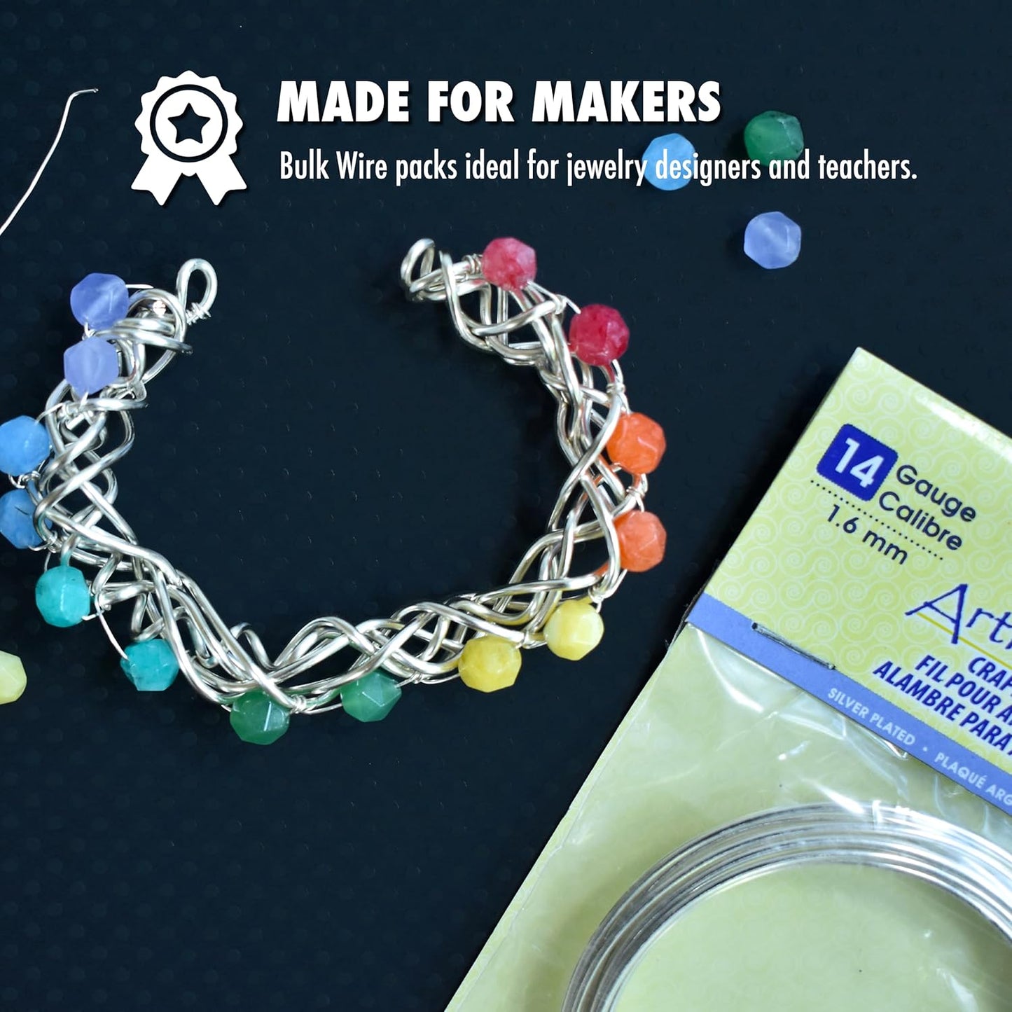 Artistic Wire, 12 Gauge Tarnish Resistant Brass Craft Wire, 25 ft