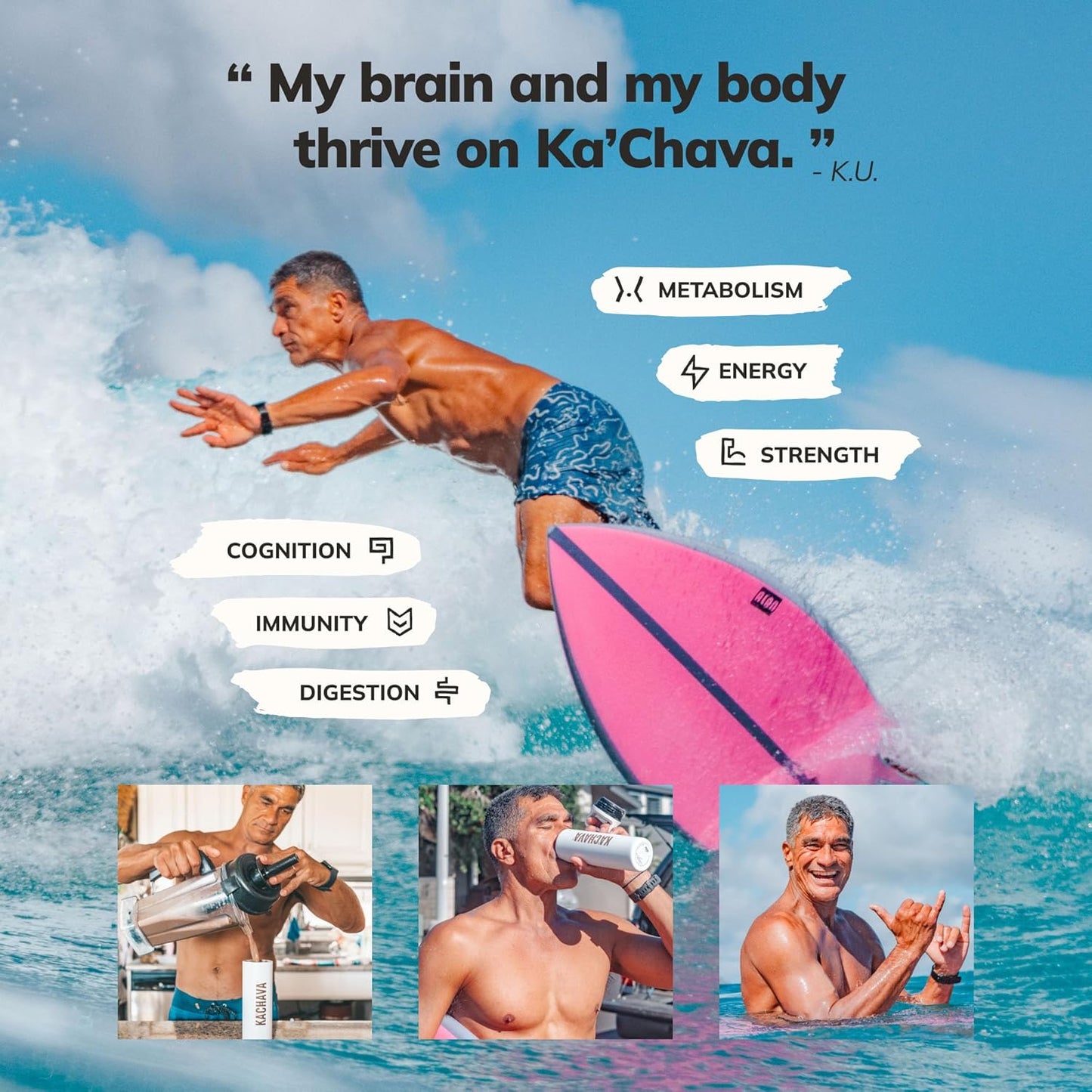 Ka’Chava Whole Body Meal Shake Coconut Acai 2 lb – Vegan Protein Powder with 85+ Superfoods & Greens – Plant-Based Meal Replacement – Probiotics & Digestive Enzymes – Gluten & Dairy Free (15 Servings)