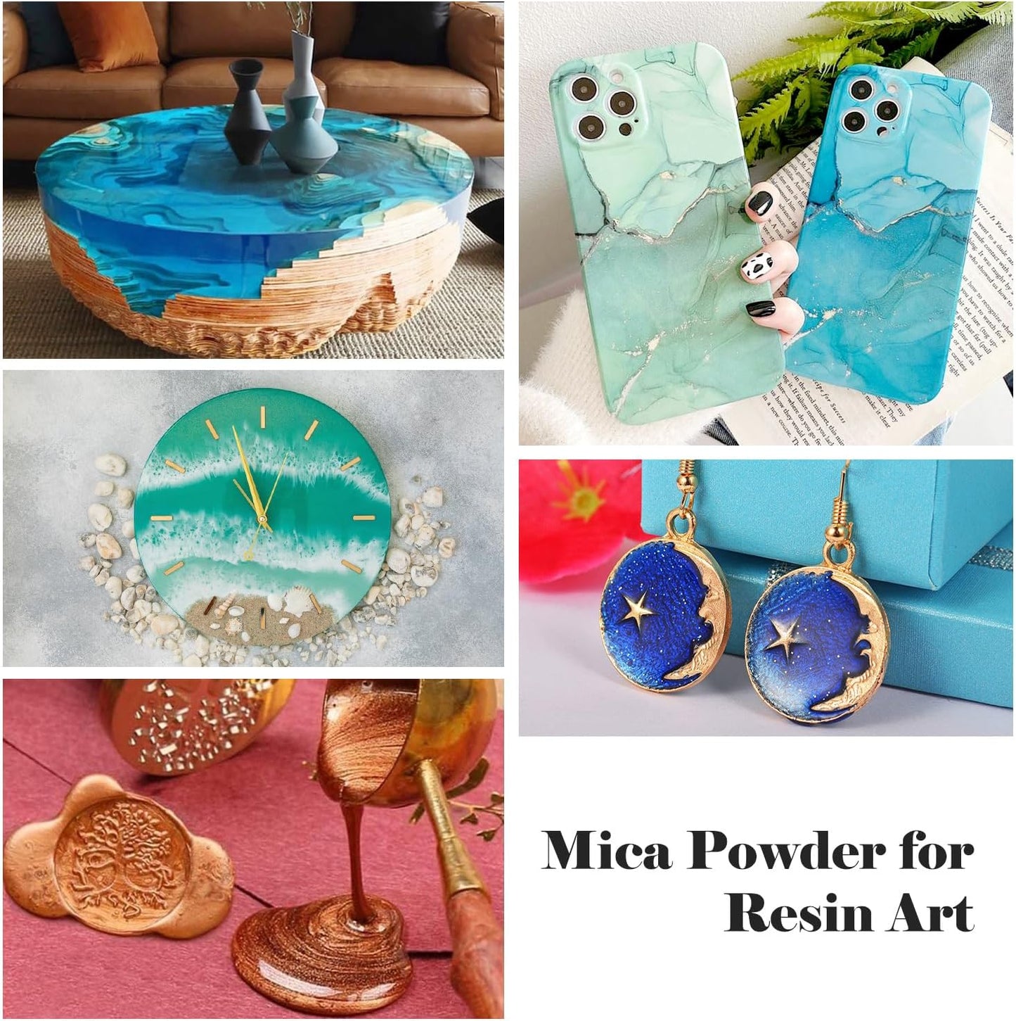 Green Mica Powder Pigment (100g) -Cosmetic Grade Metallic Mica Powder for Epoxy Resin, Lip Gloss, Soap,Candle Making, Bath Bombs,Tumblers, Jewelry, Dyes, and DIY Crafting Projects(Green, 3.5oz)