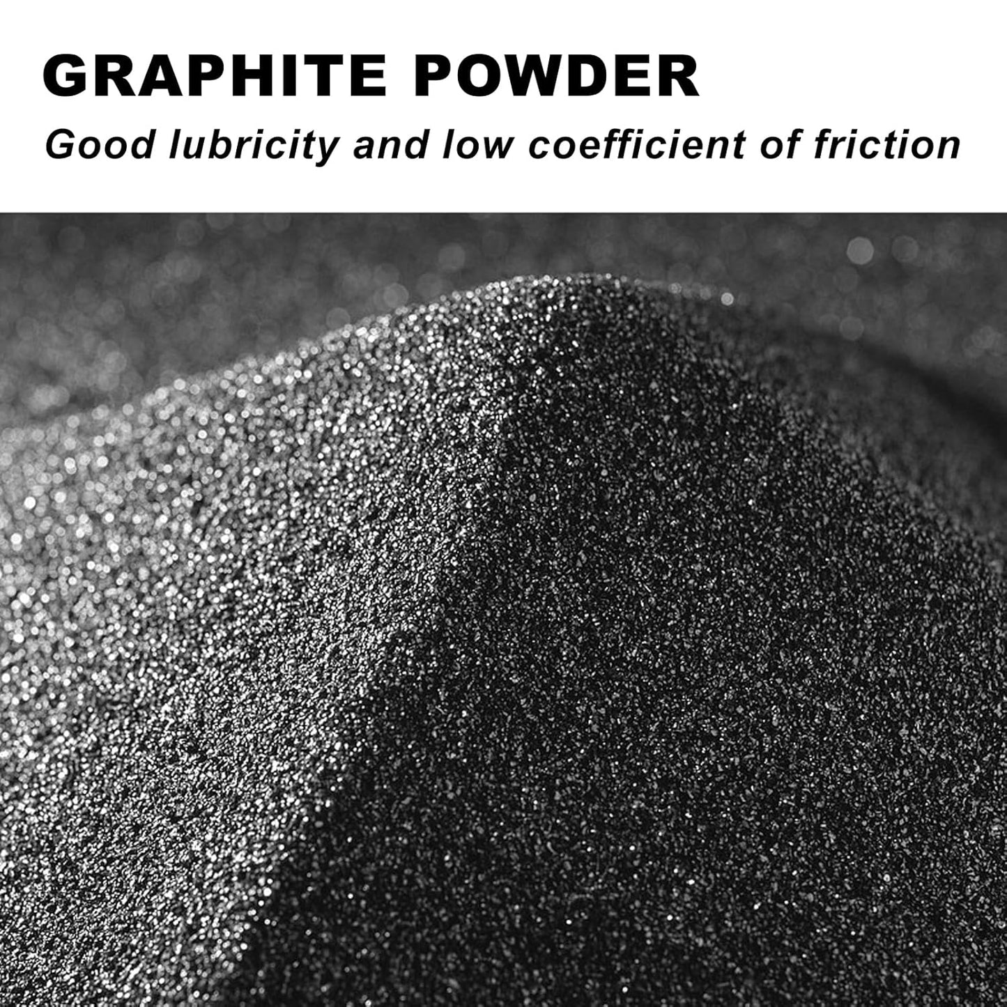 Pure Graphite Powder, 44-Micron Ultra-Fine Graphite Powder, Excellent Dry Powdered Graphite's Lubricant, Amazing Artistic Powdered Graphite's for Sketching, Drawing, Pencils, Locks - 8 oz
